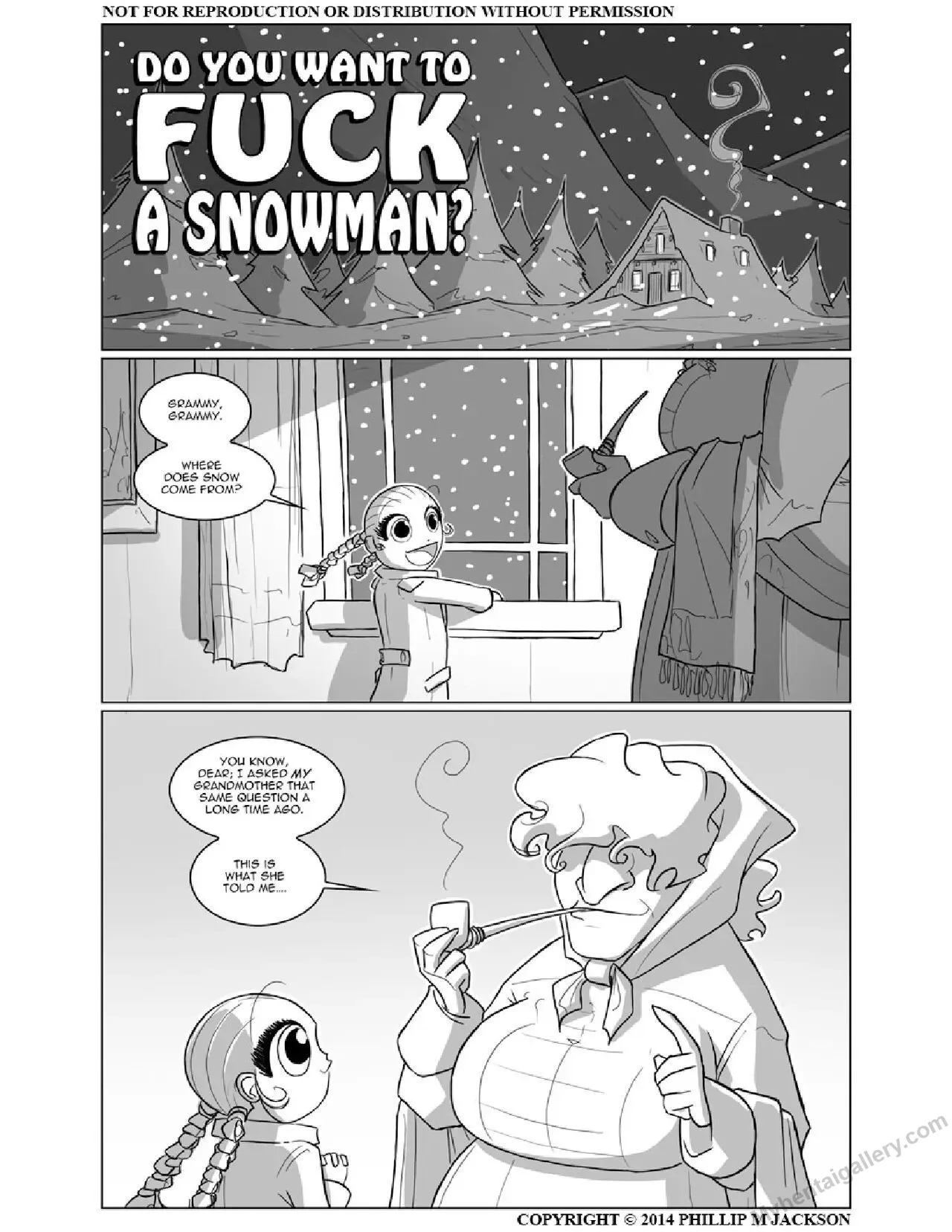 Do You Want To Fuck A Snowman porno comics Cover