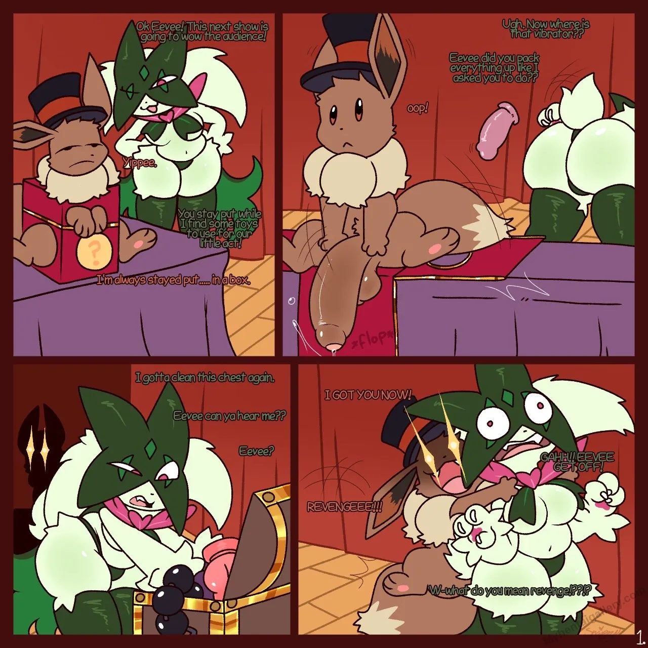 Eevee's Magical Show 1 porno comics