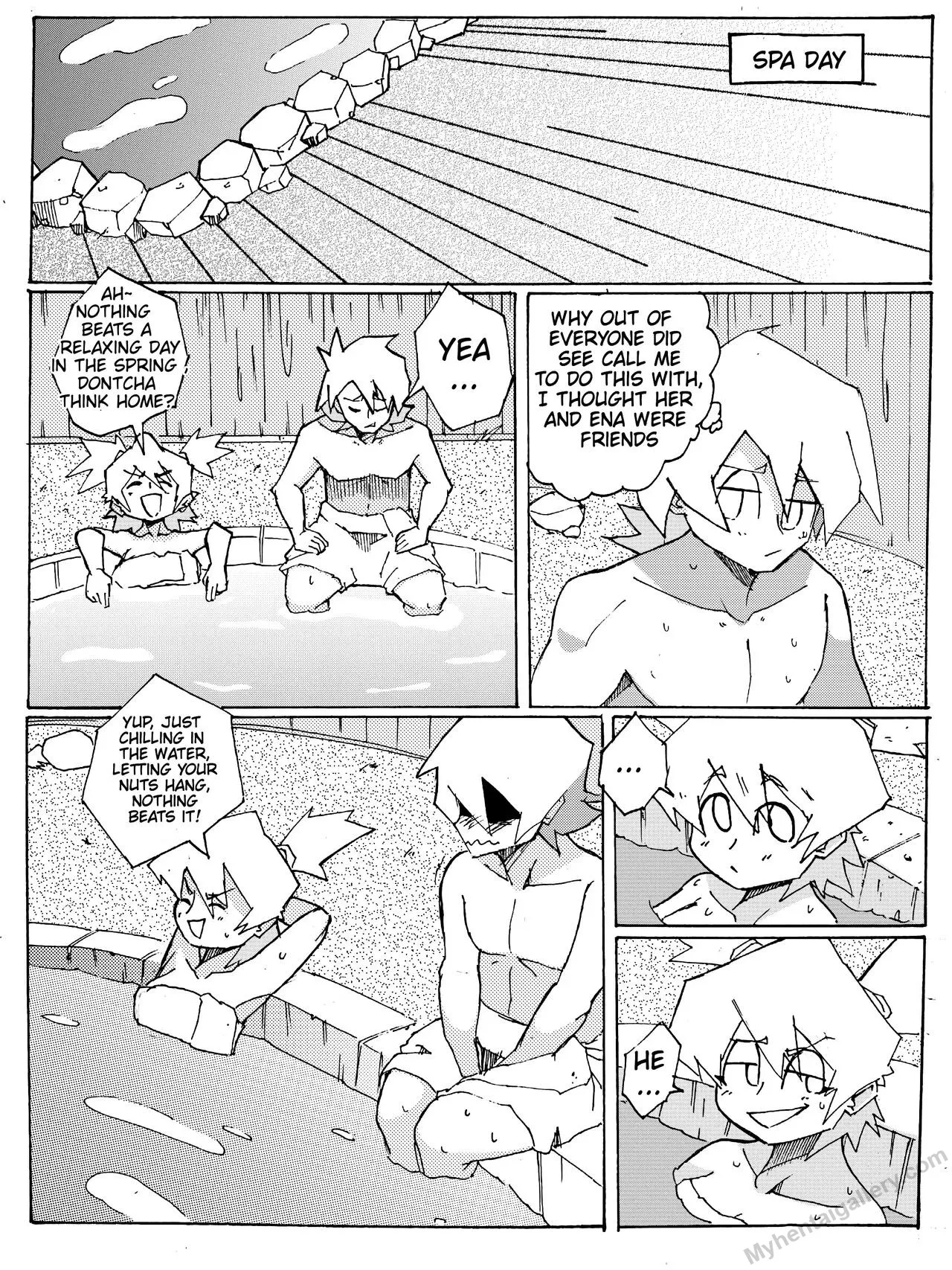 Spa Day porno comics