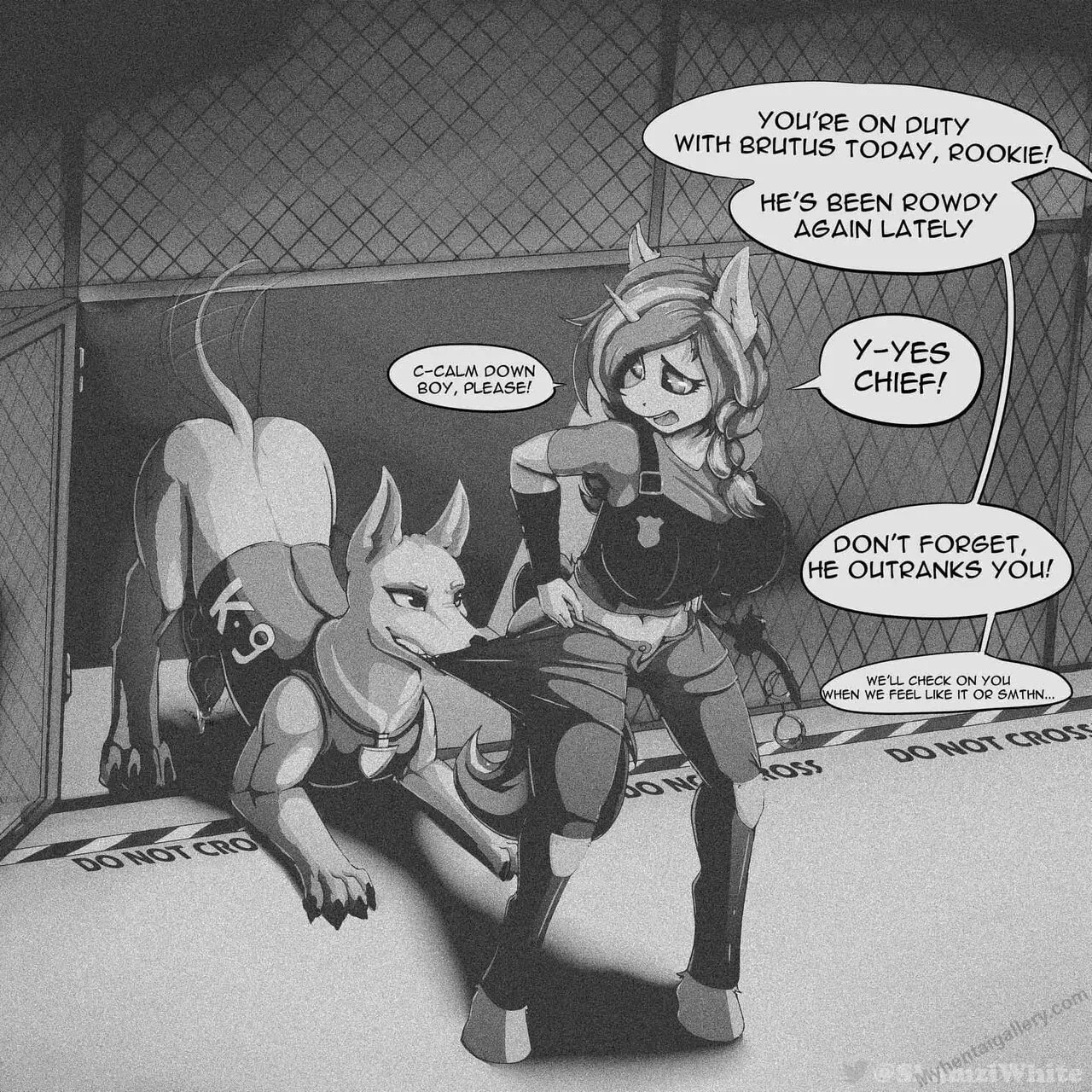 Brutus x Rookie porno comics