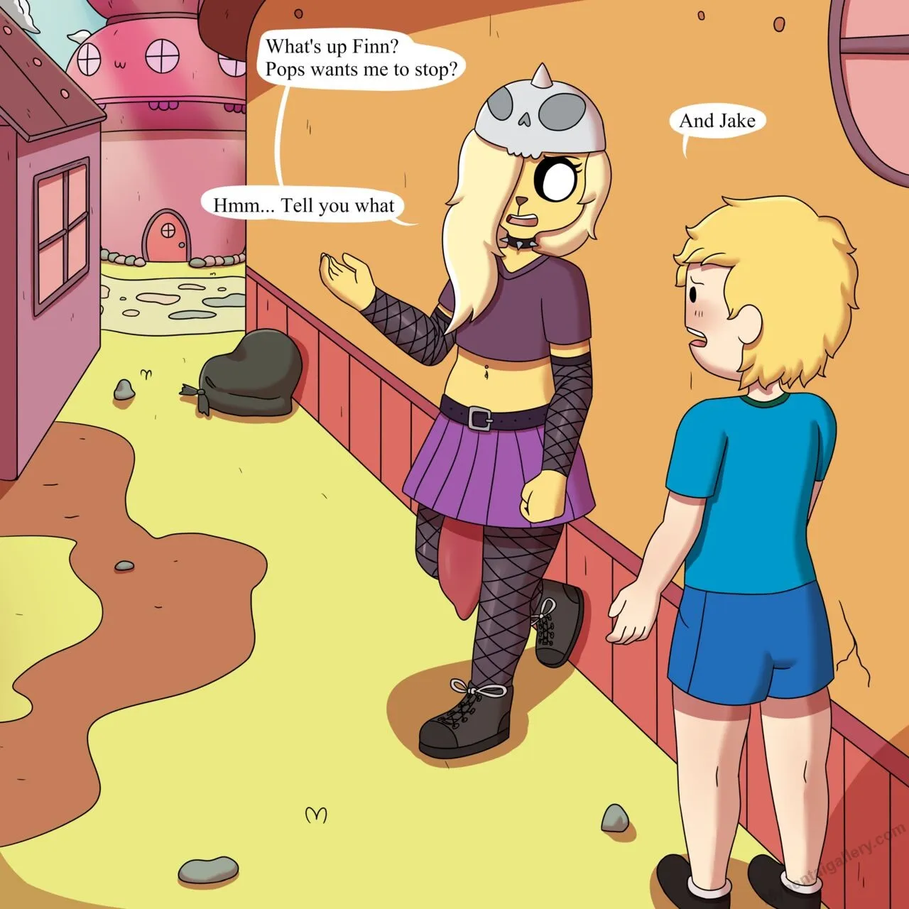 Finn Trying To Be A Good Uncle porno comics
