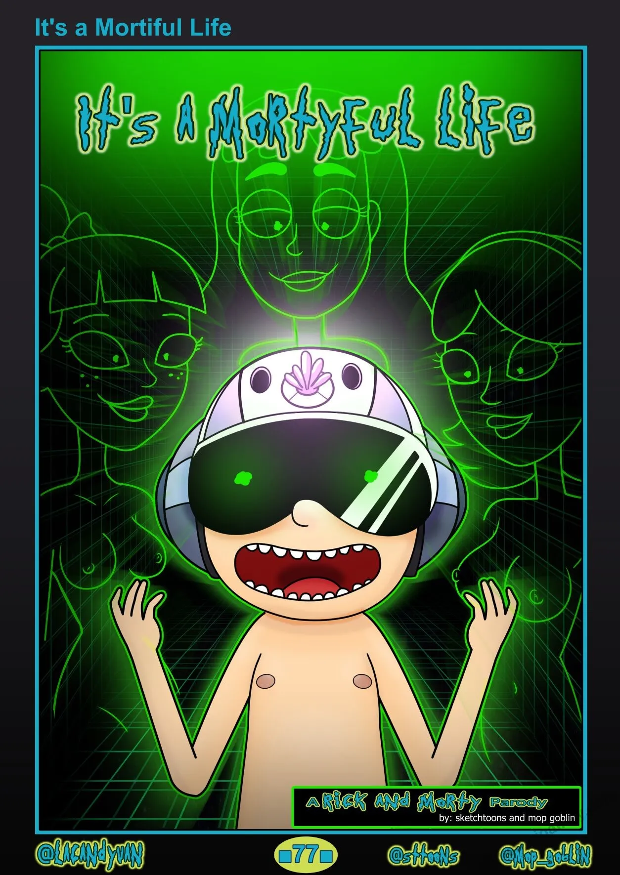 It's A Mortyful Life porno comics Cover