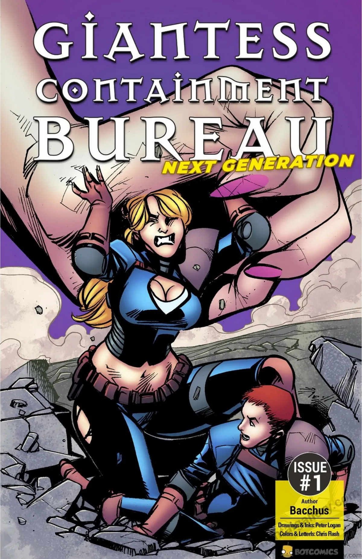 Giantess Containment Bureau - Next Generation porno comics Cover