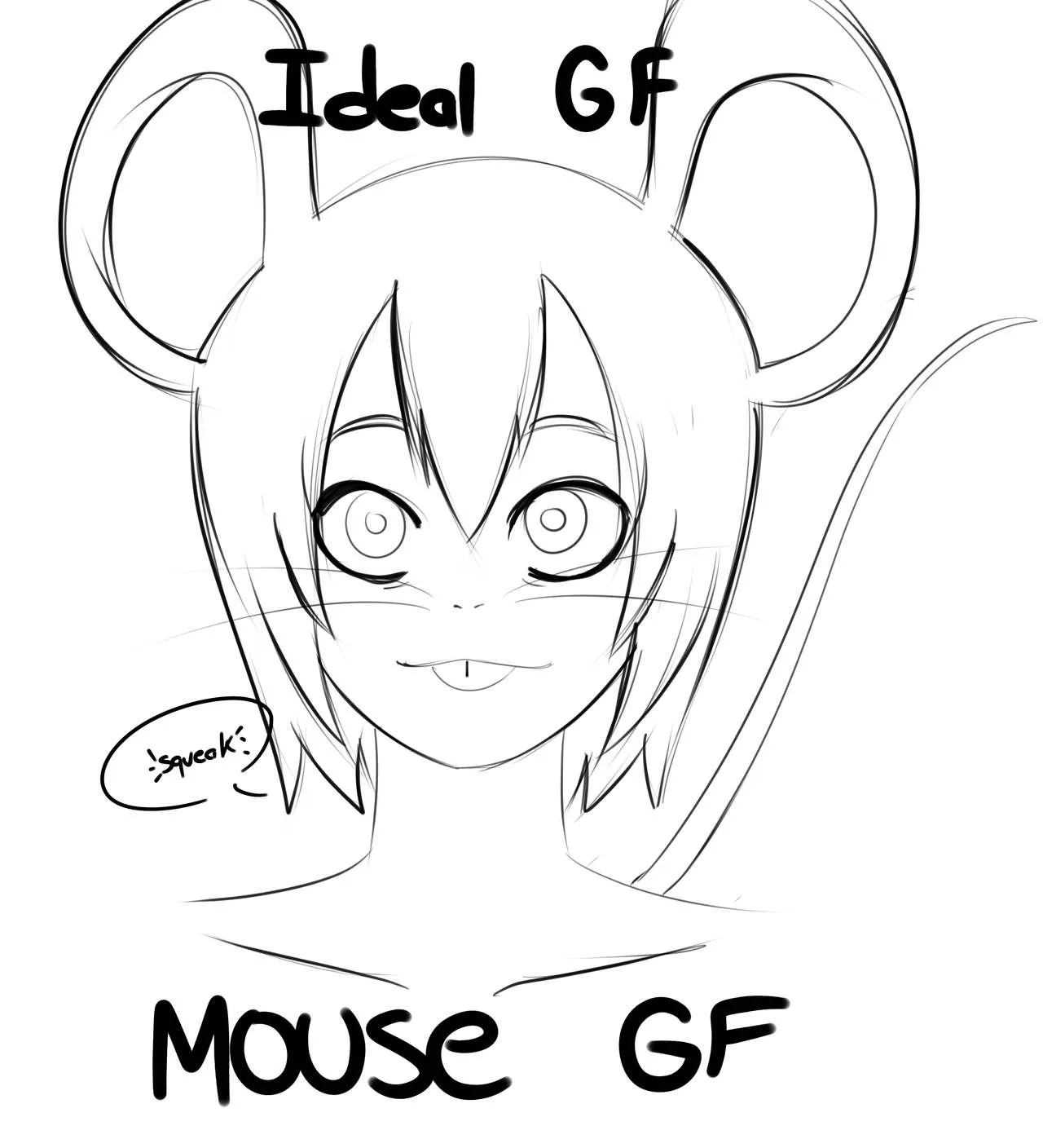 Ideal GF - Mouse GF porno comics Cover