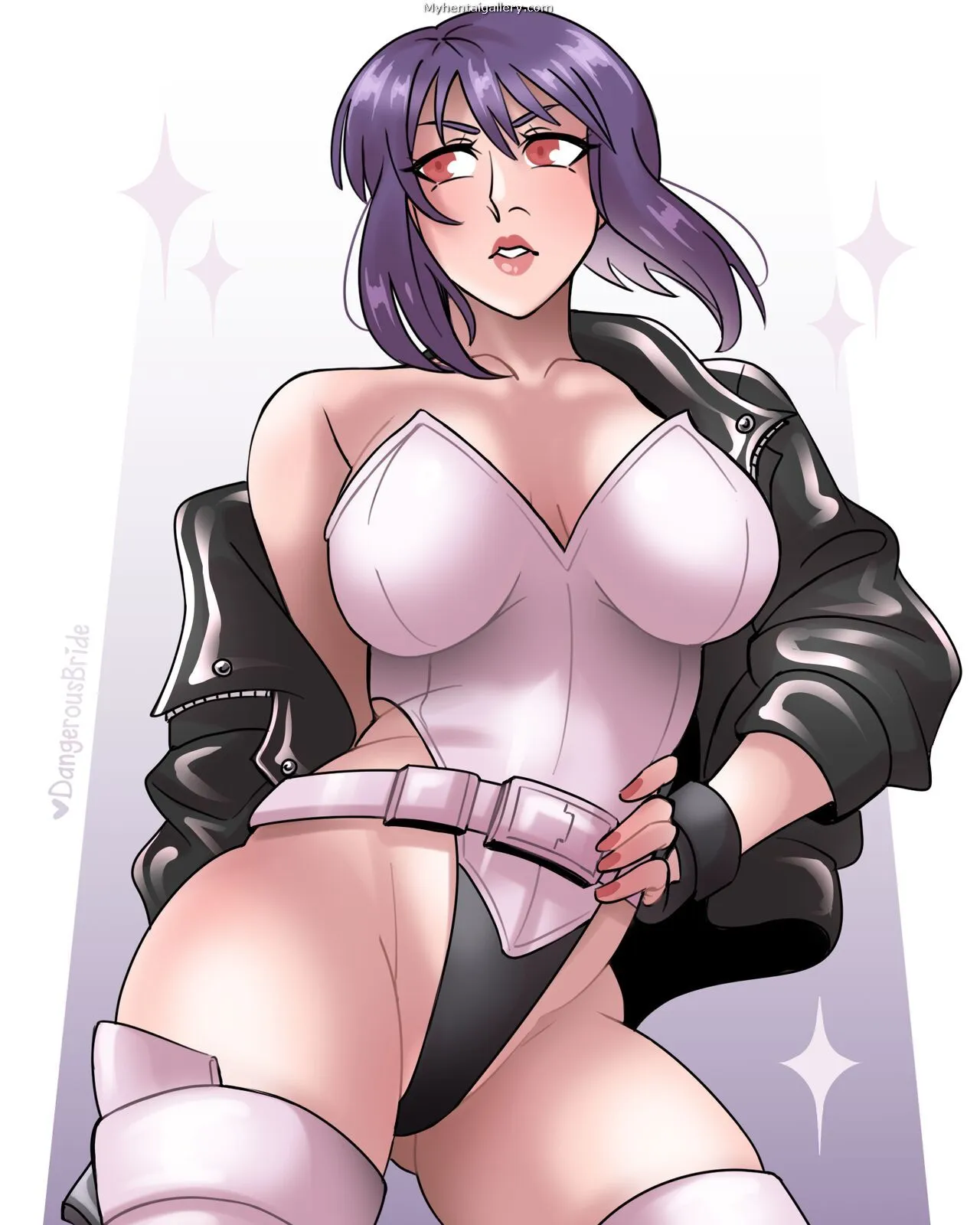 Motoko Kusanagi Titty Fuck porno comics