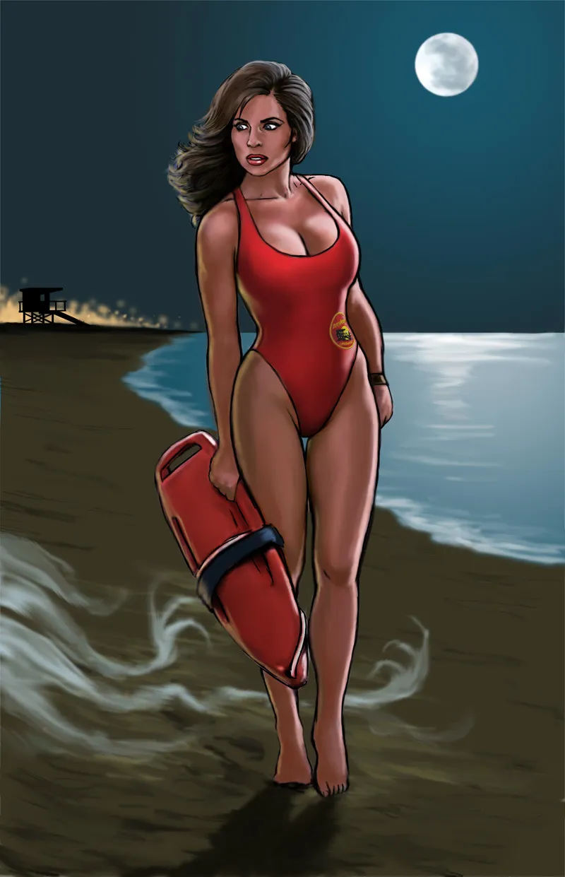 Blood On The Beach porno comics Cover