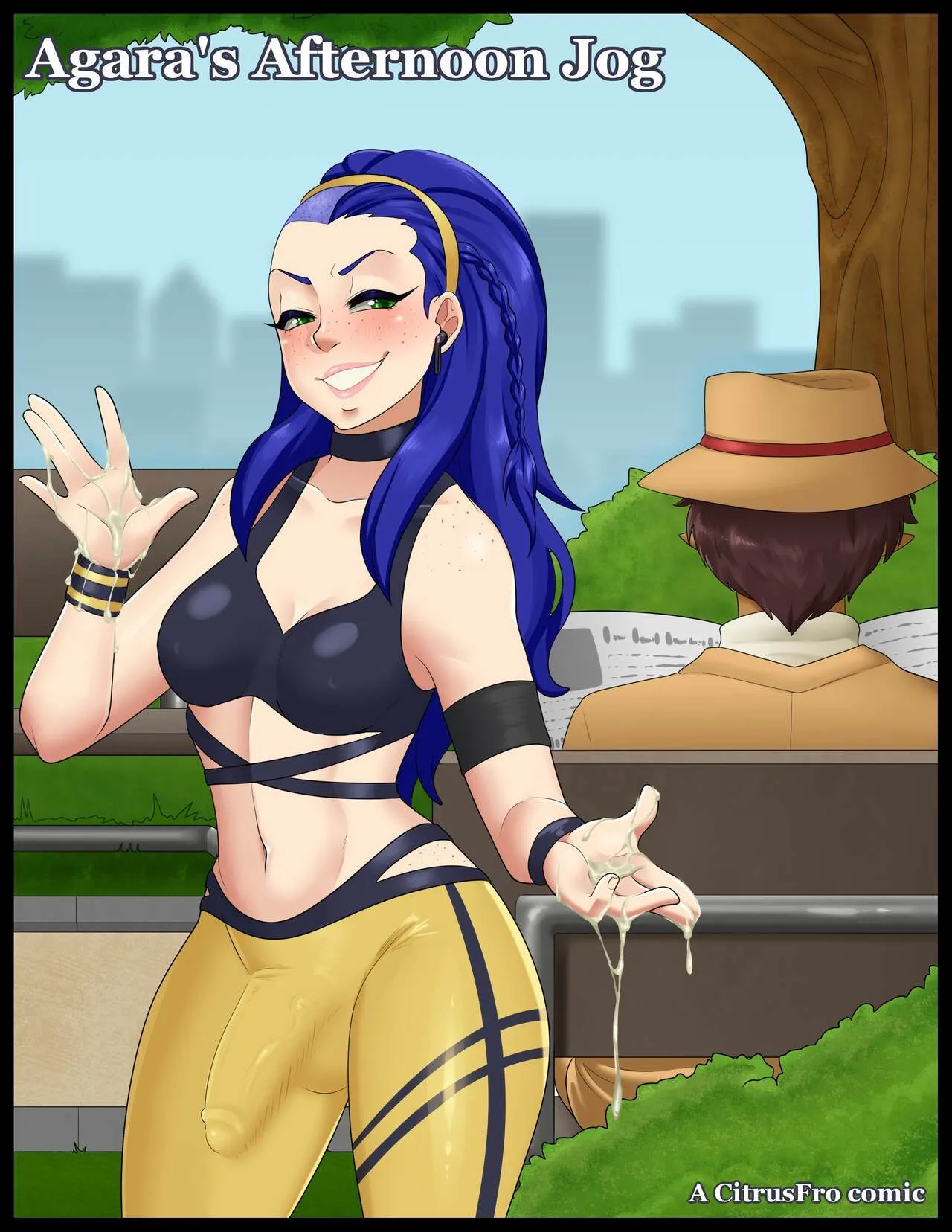Agara's Afternoon Jog porno comics Cover