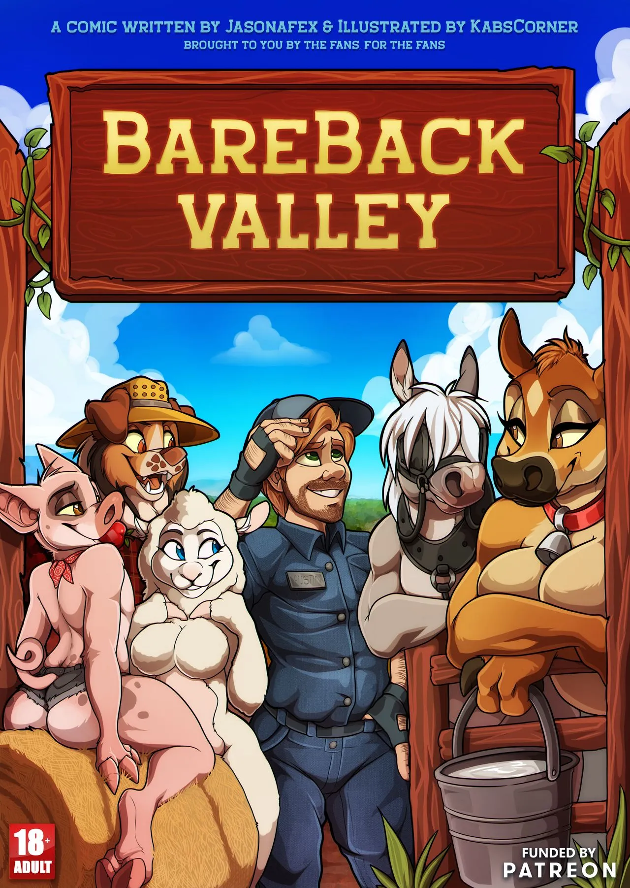 BareBack Valley porno comics