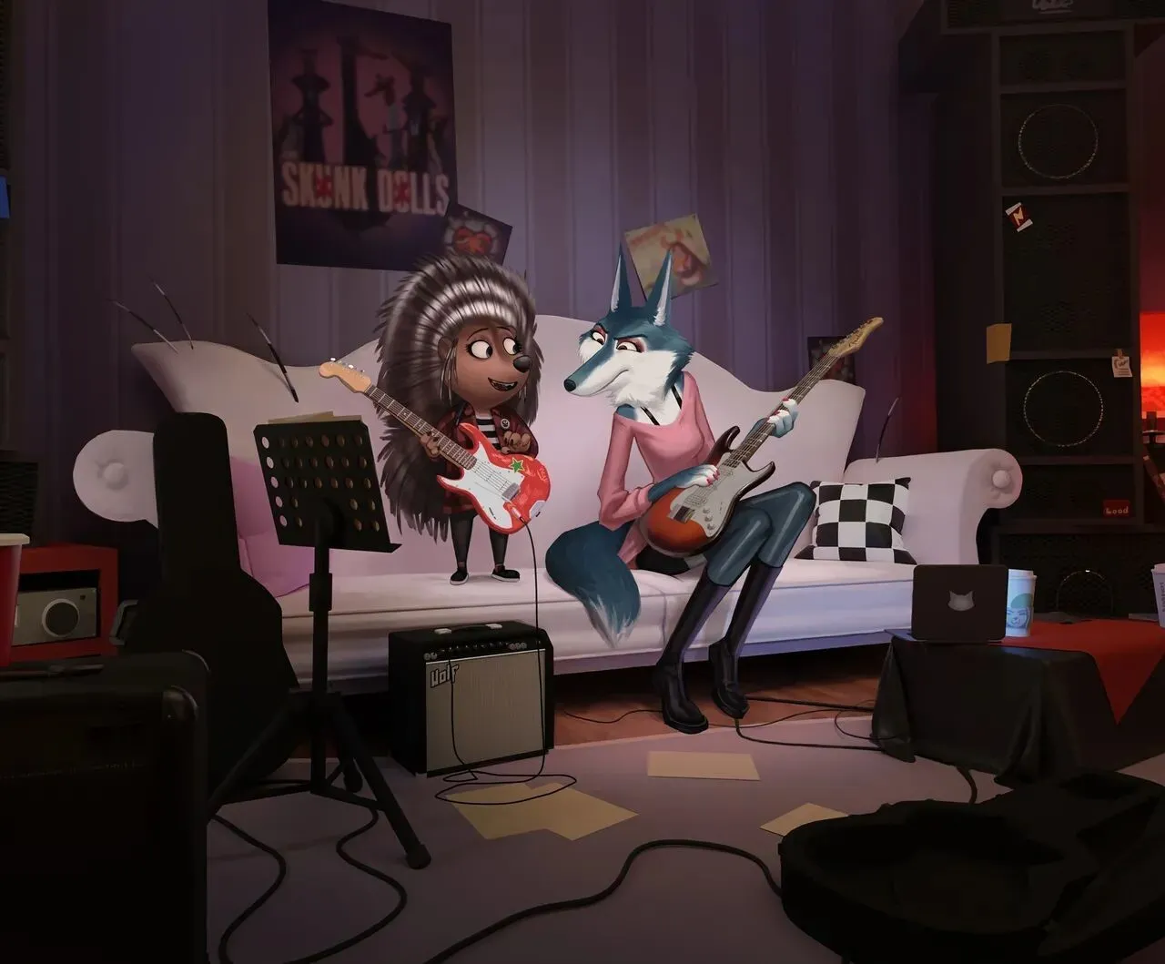 Porsha's Guitar Lesson porno comics Cover