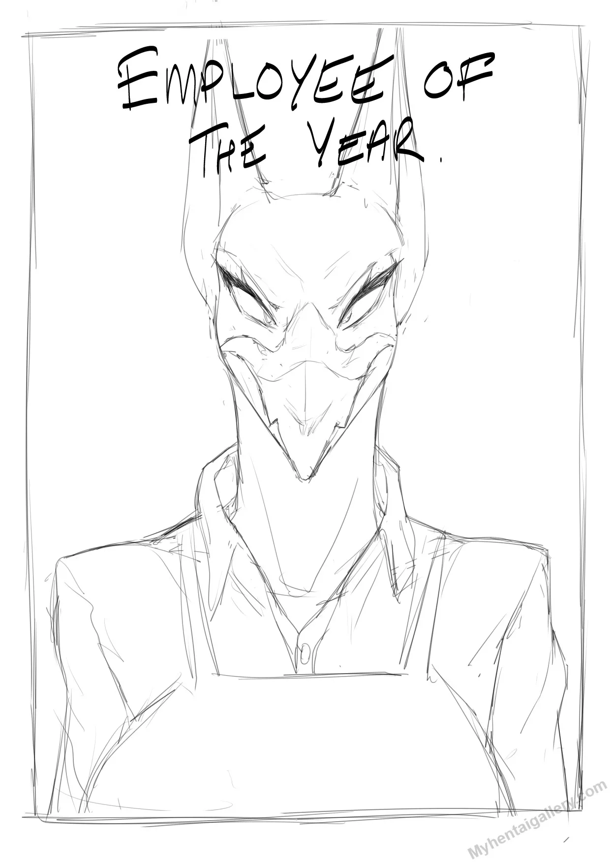 Employee Of The Year porno comics Cover