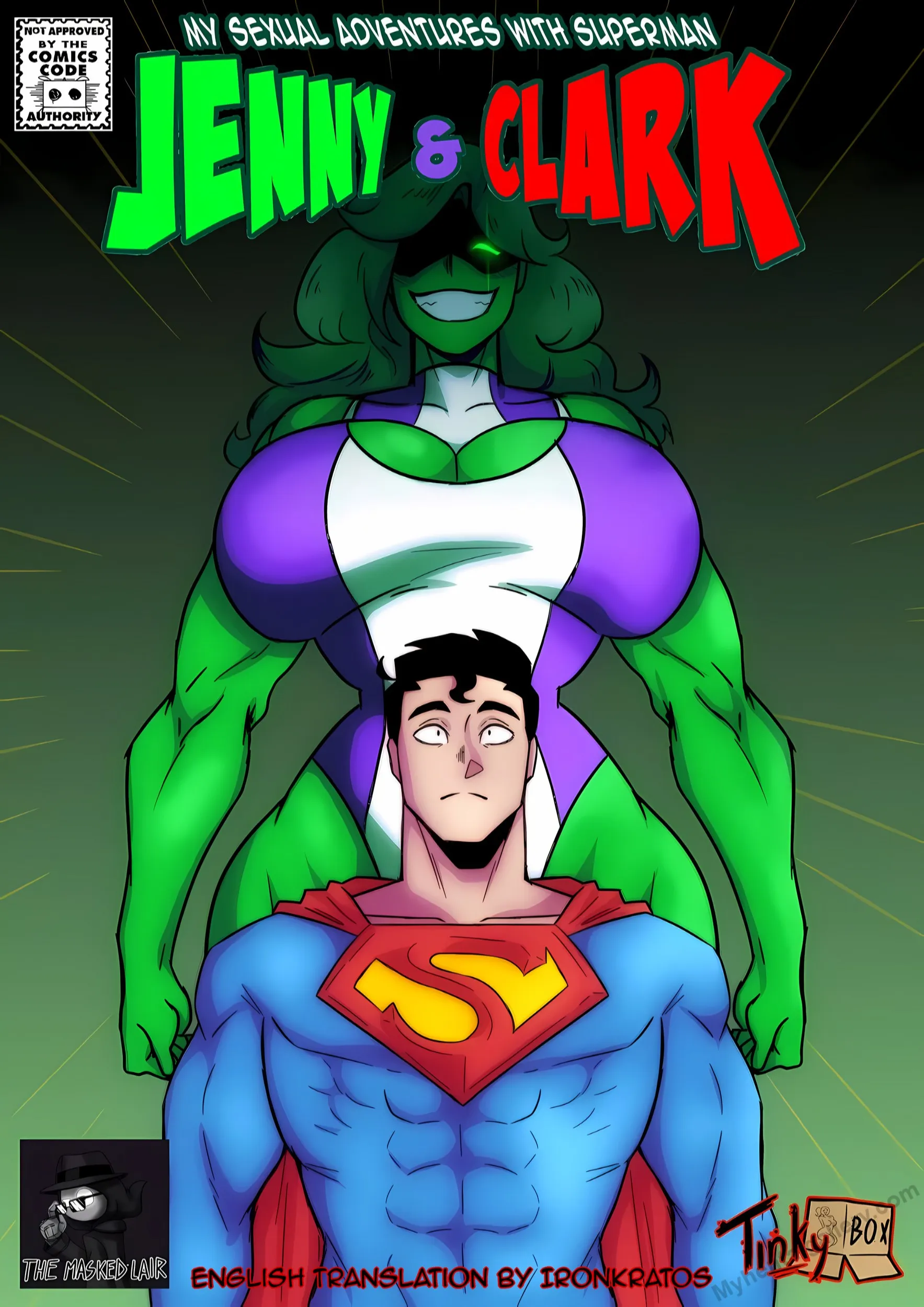 My Sexual Adventures With Superman - Jenny & Clark porno comics