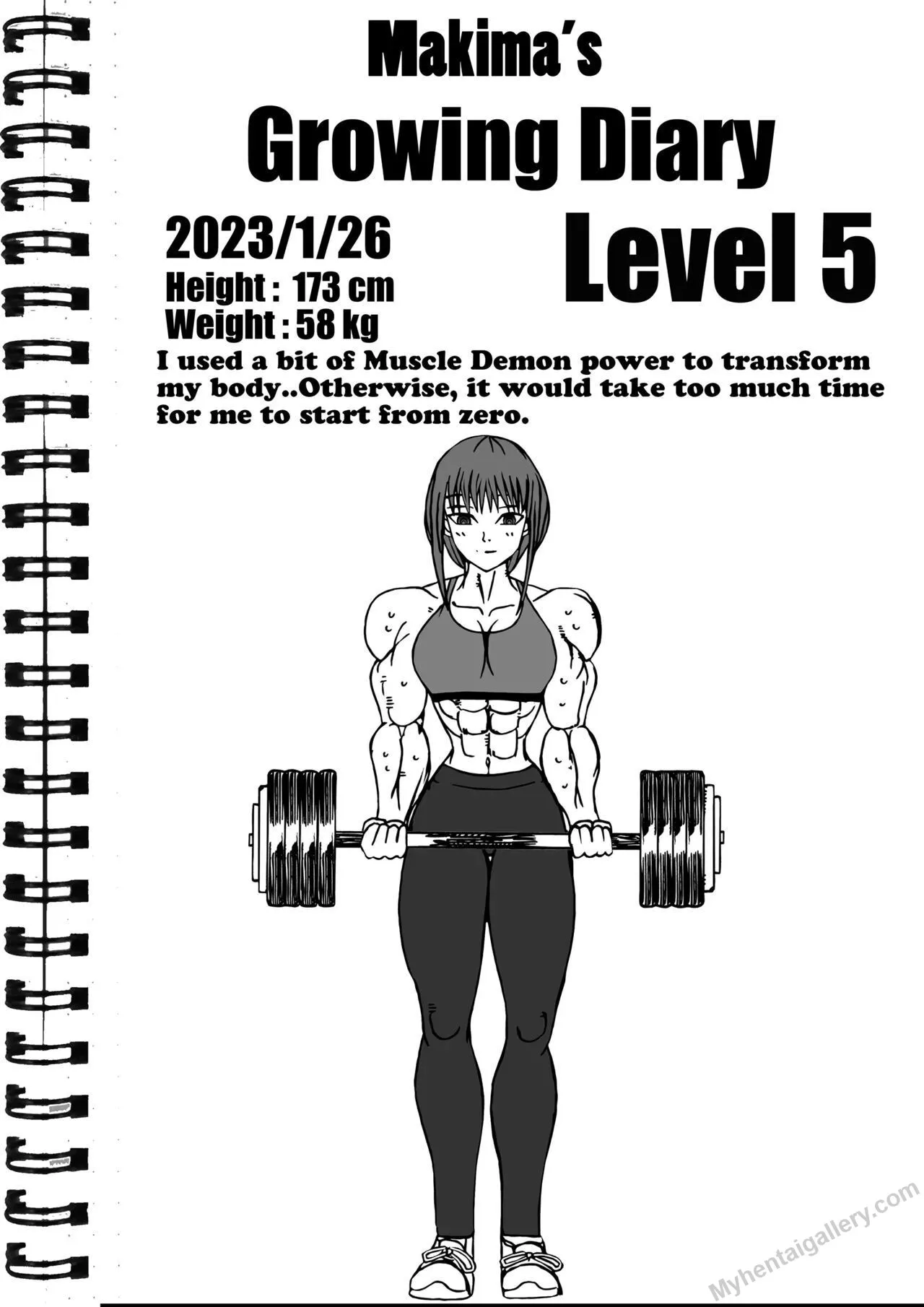Makima's Growth Diary porno comics Cover
