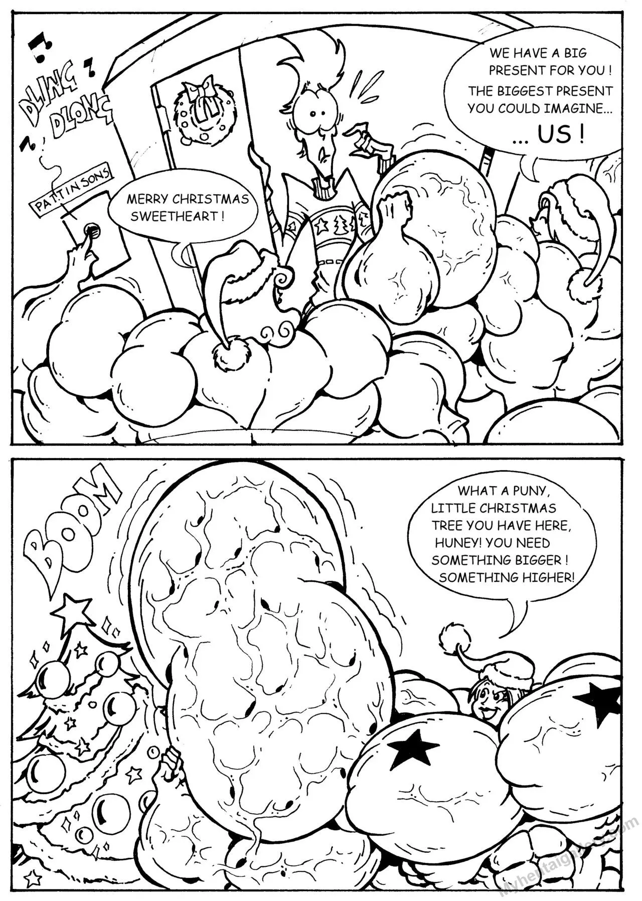 Sylvie 'N' Sara - Christmas Surprise porno comics Cover