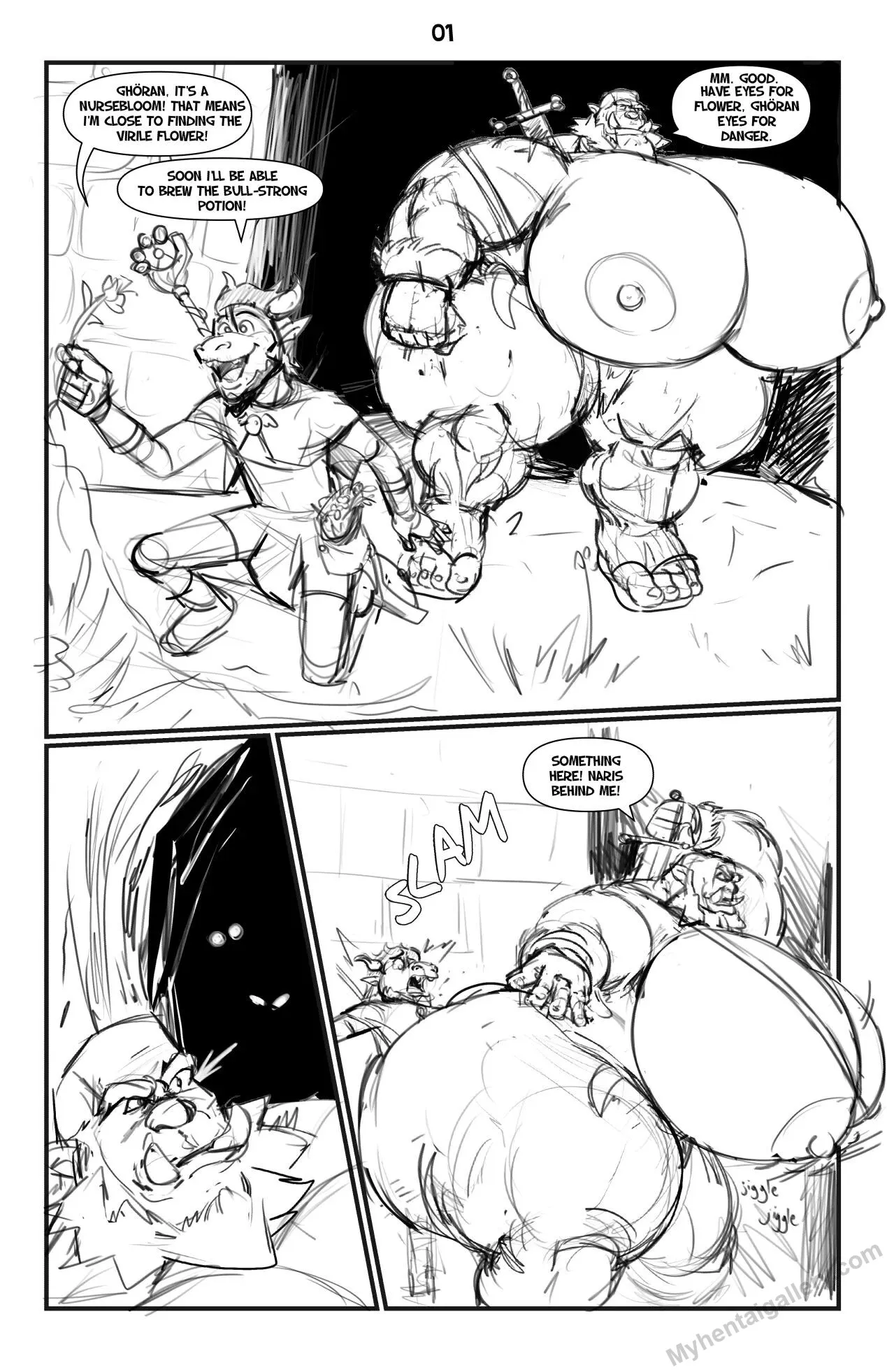 Ghoran Vs The Ferocious Dragon porno comics