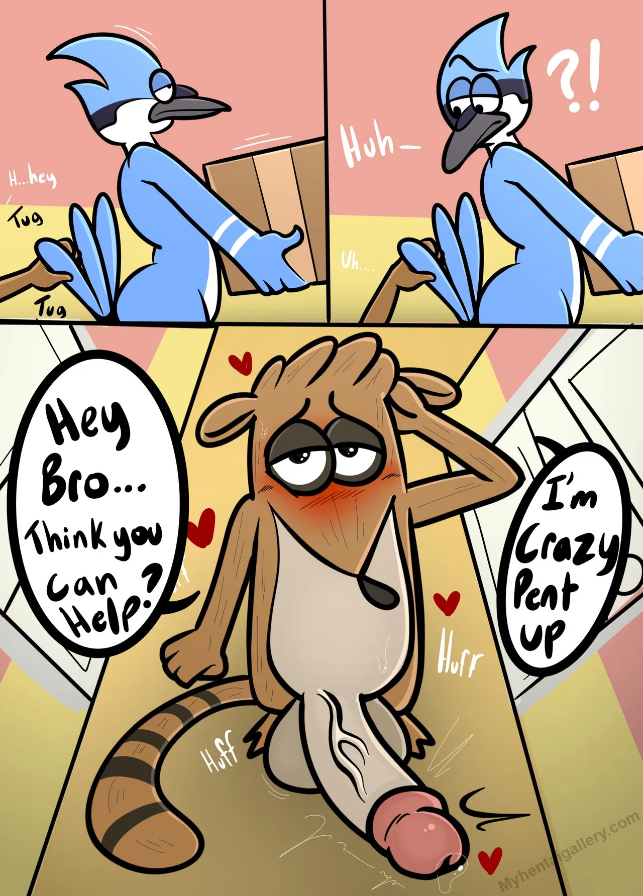 Mordecai x Rigby 1 - Regular Rutting porno comics