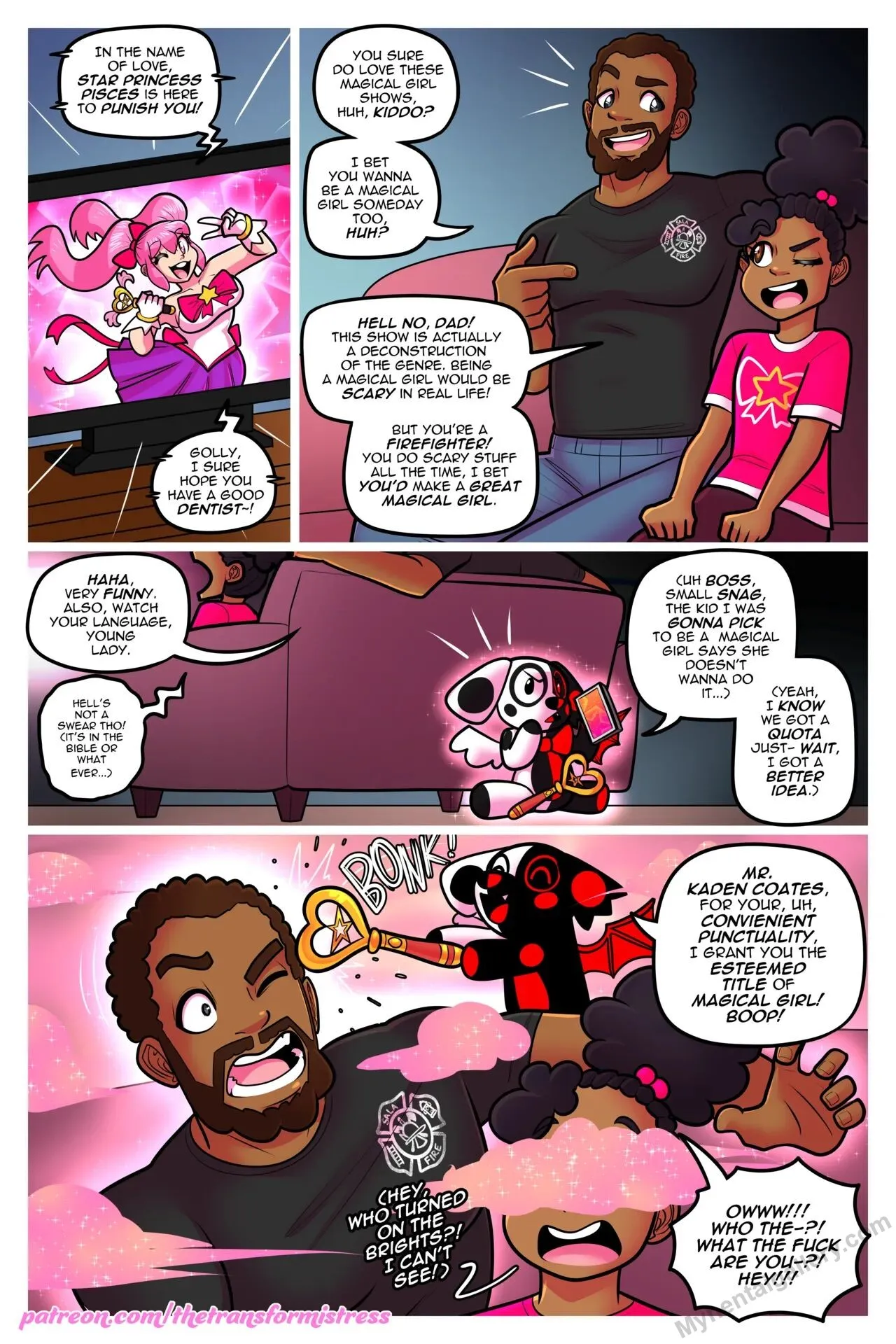 Help! I Turned My Dad Into A Magical Girl!! porno comics Cover