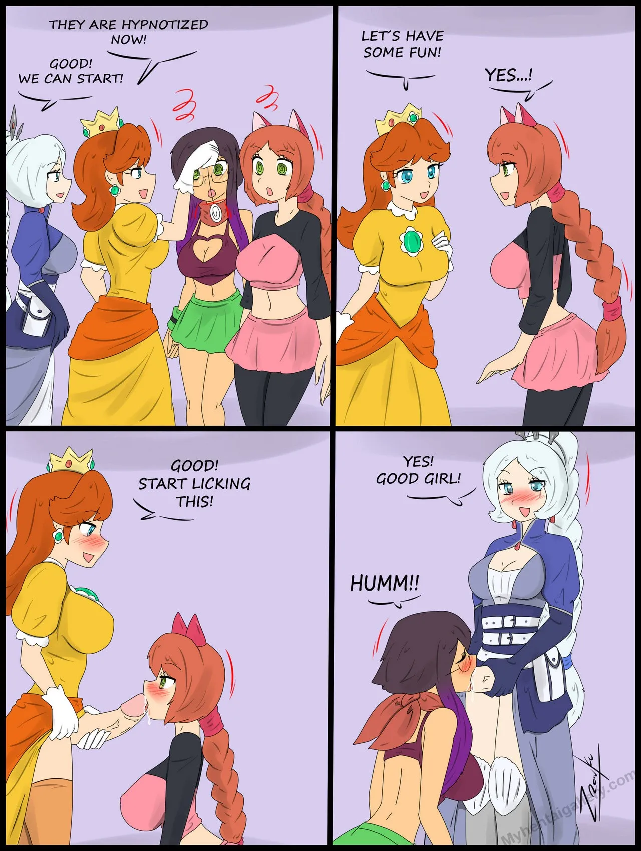 Princess Party porno comics Cover
