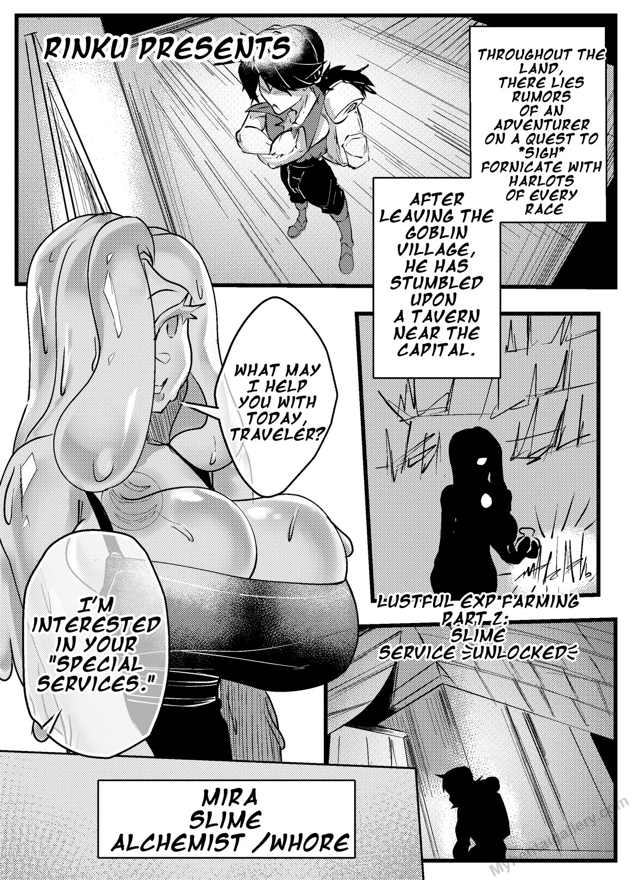Lustful Exp Farming 2 - Slime Service porno comics