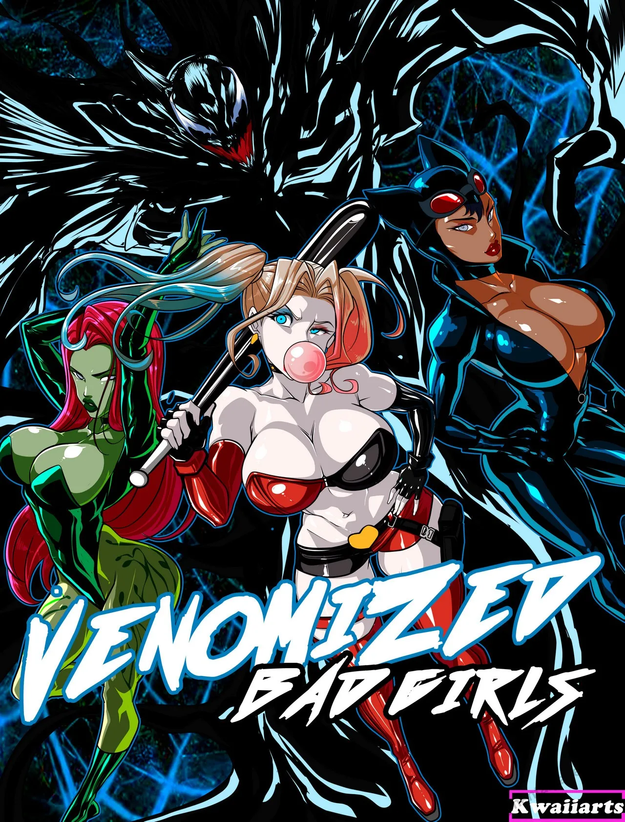 Venomized Bad Girls porno comics Cover