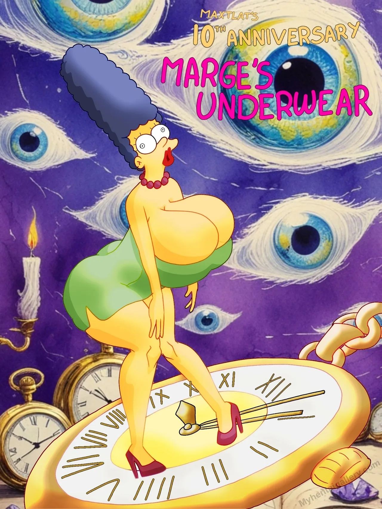 Marge's Underwear (Remake) porno comics Cover