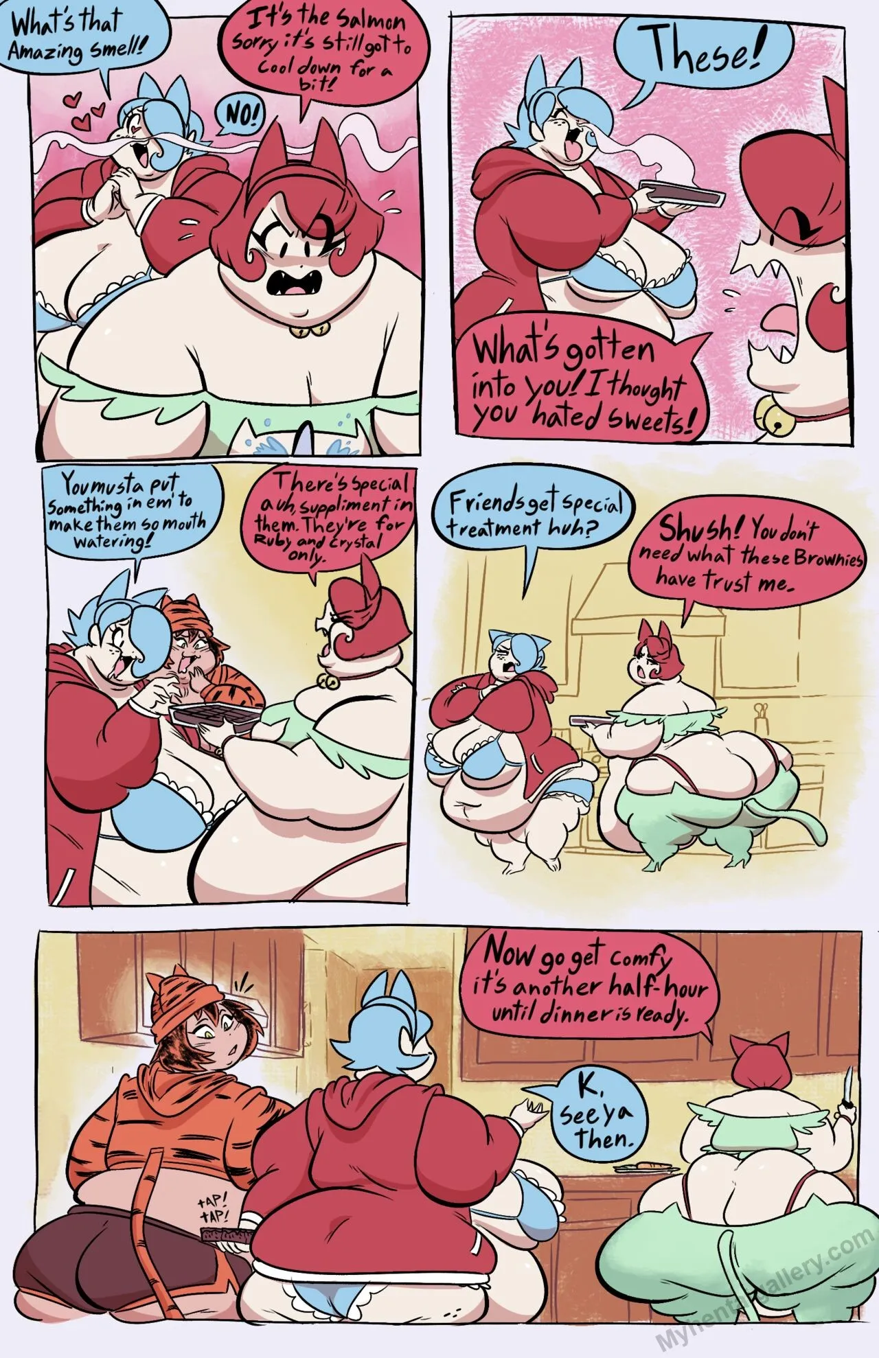 Mitten Twins Big Dinner porno comics
