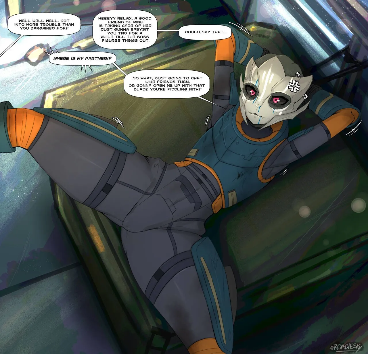 Captive Comfort porno comics Cover