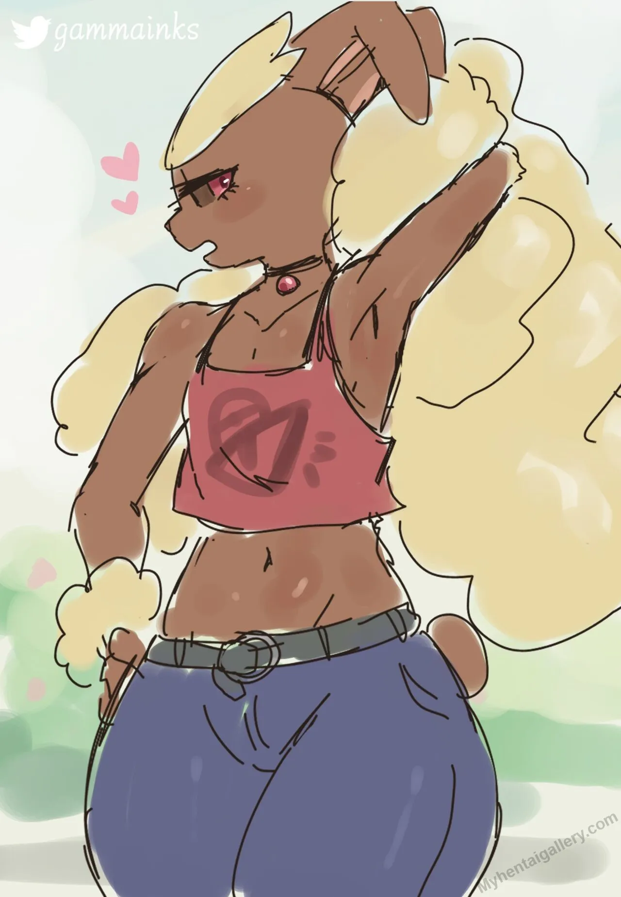 Jayden The Lopunny porno comics
