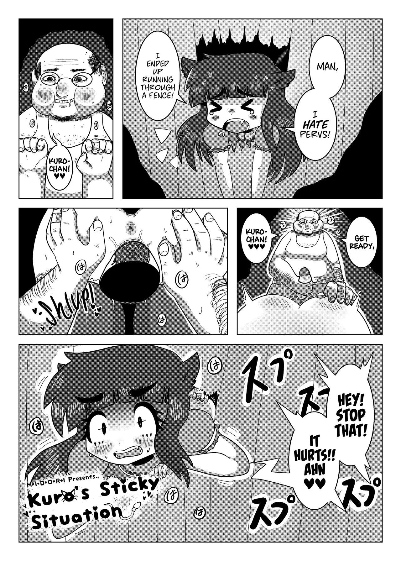 Kuro's Sticky Situation porno comics