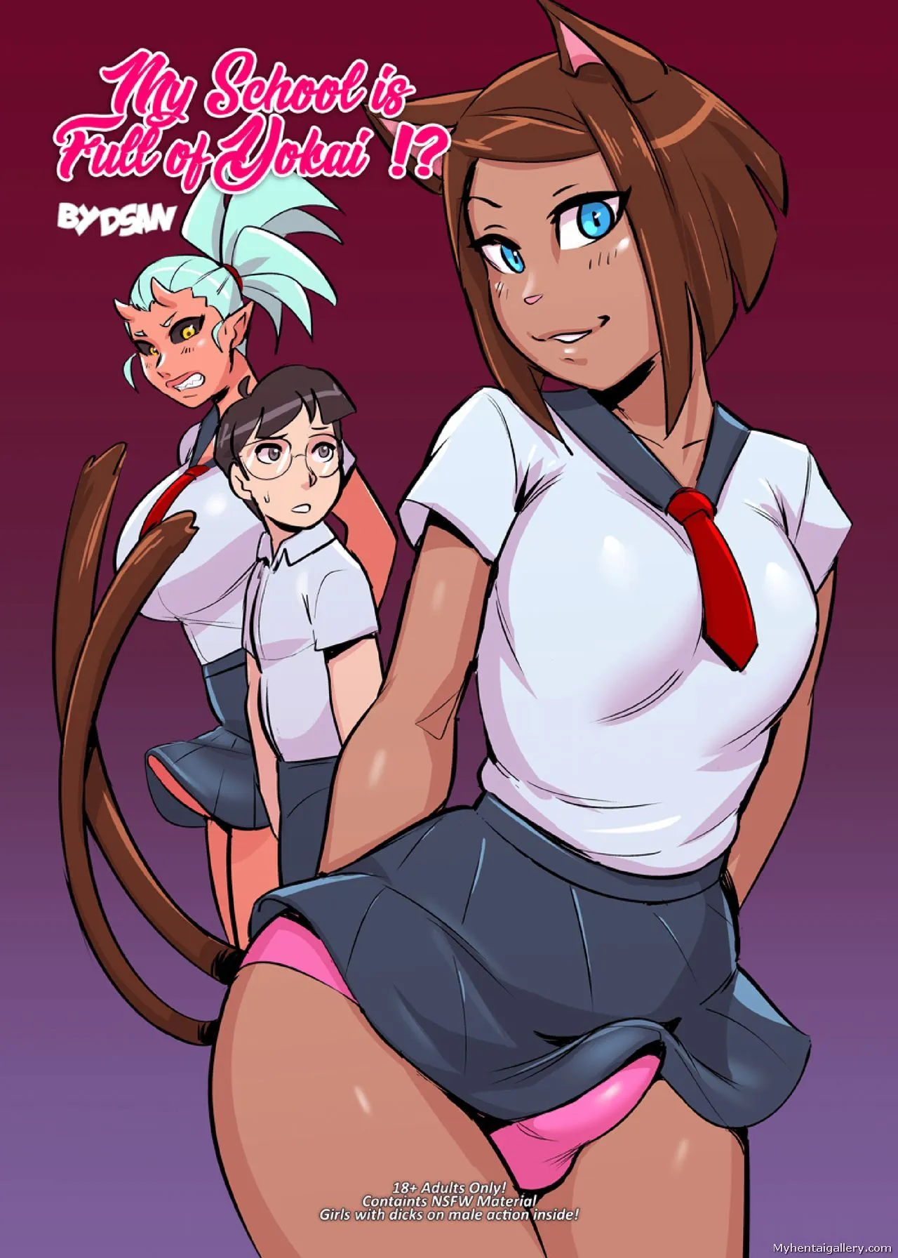 My School Is Full Of Yokai! 2 porno comics Cover