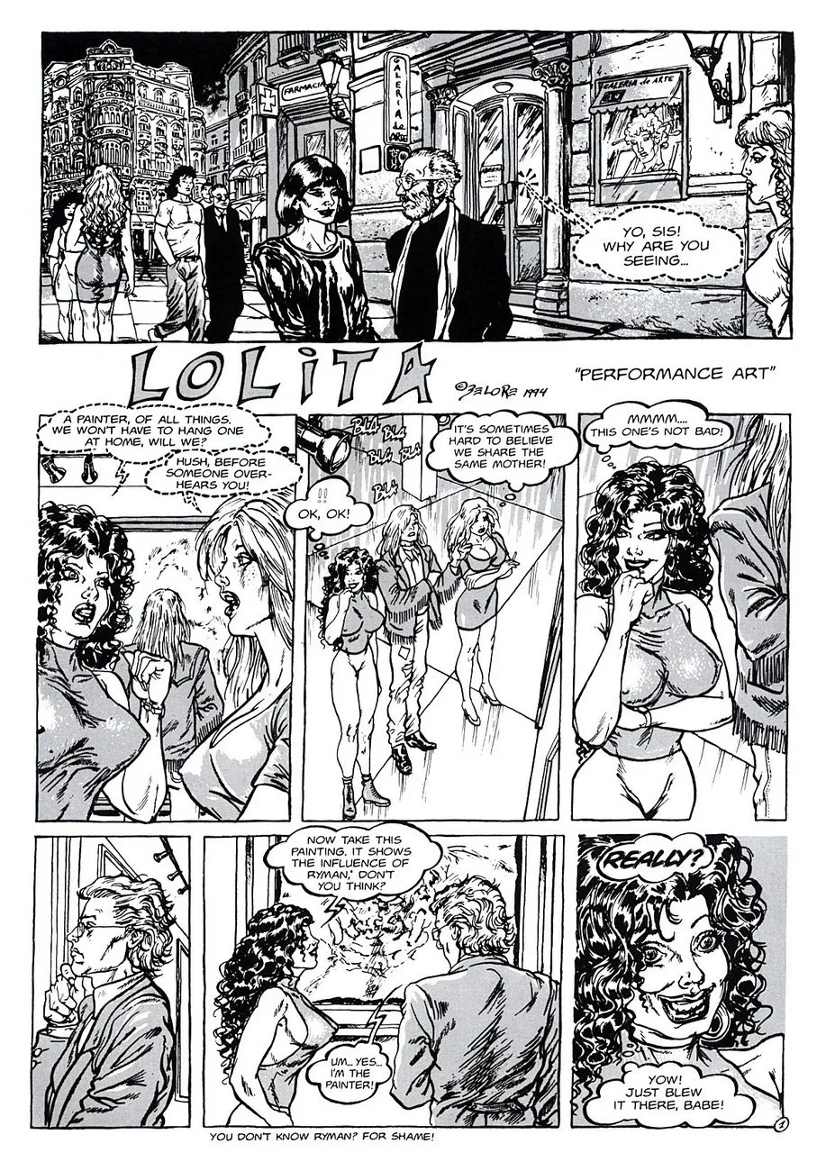 Lolita - Performance Art porno comics