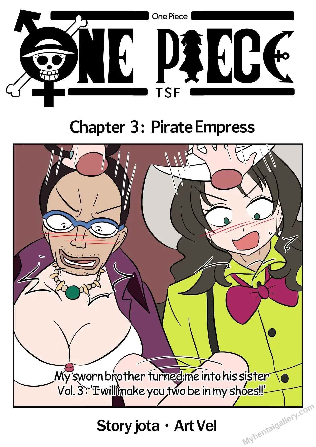 One Piece TSF 3 - Pirate Empress porno comics Cover