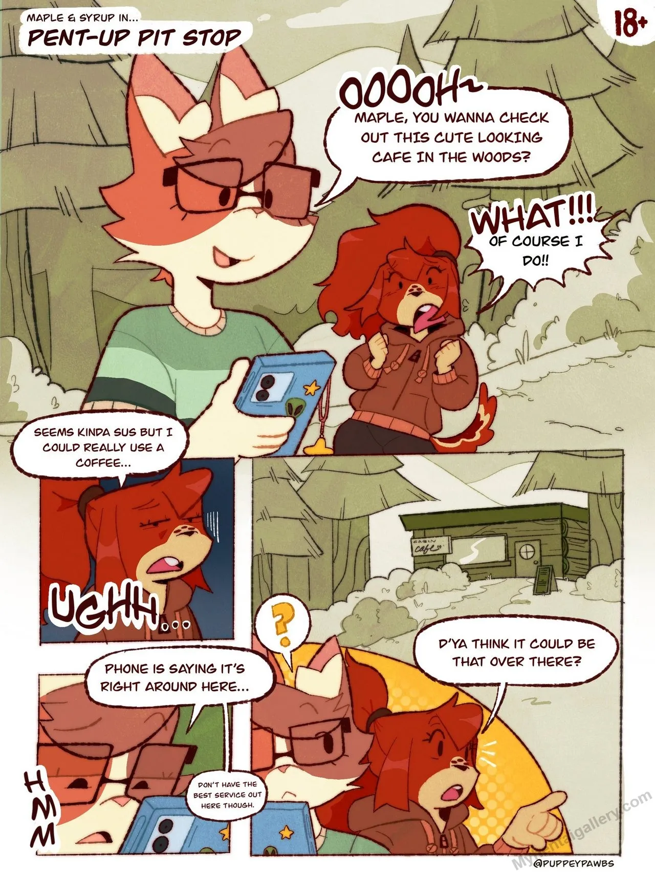 Pent-Up Pit Stop porno comics