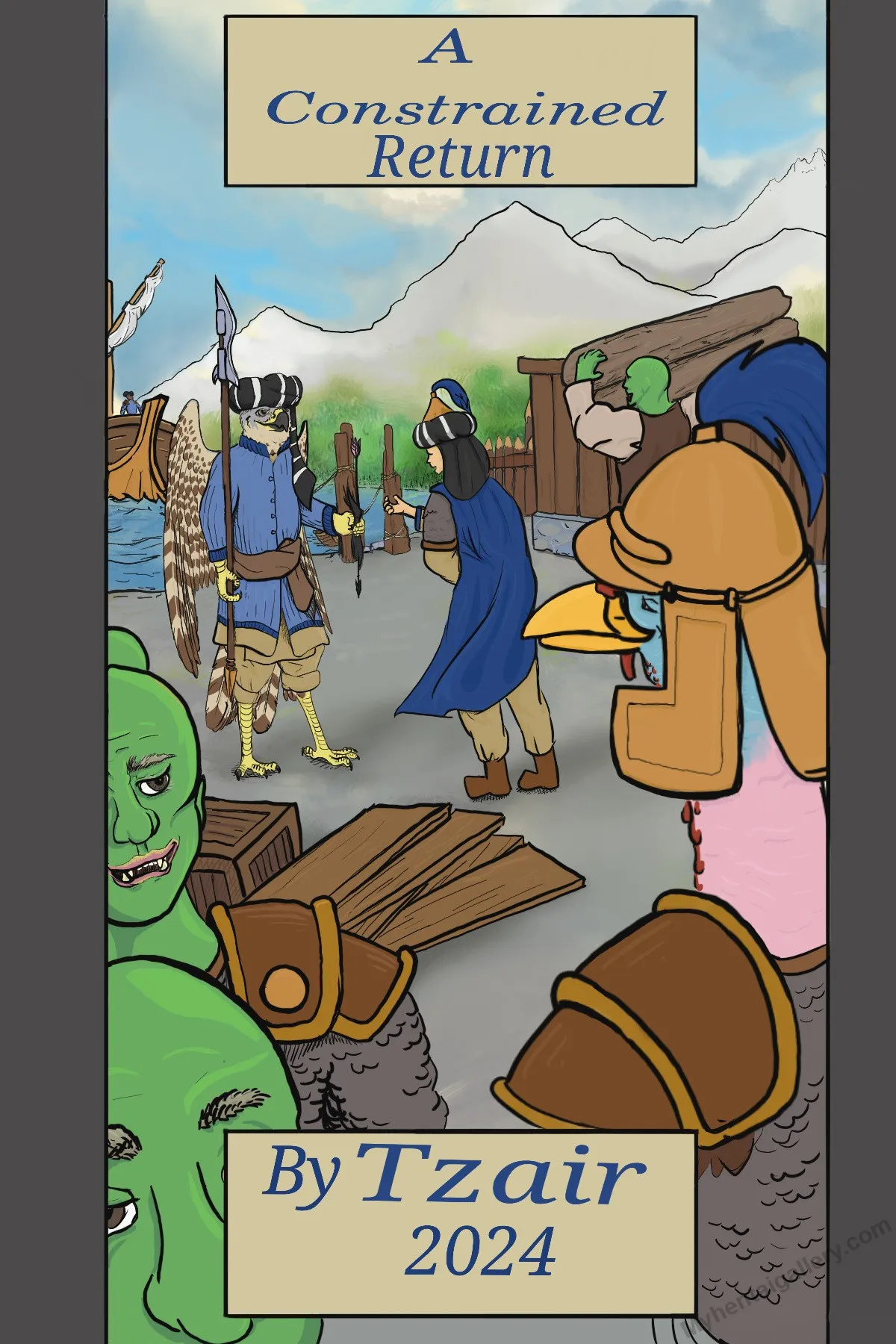 A Constrained Return porno comics Cover