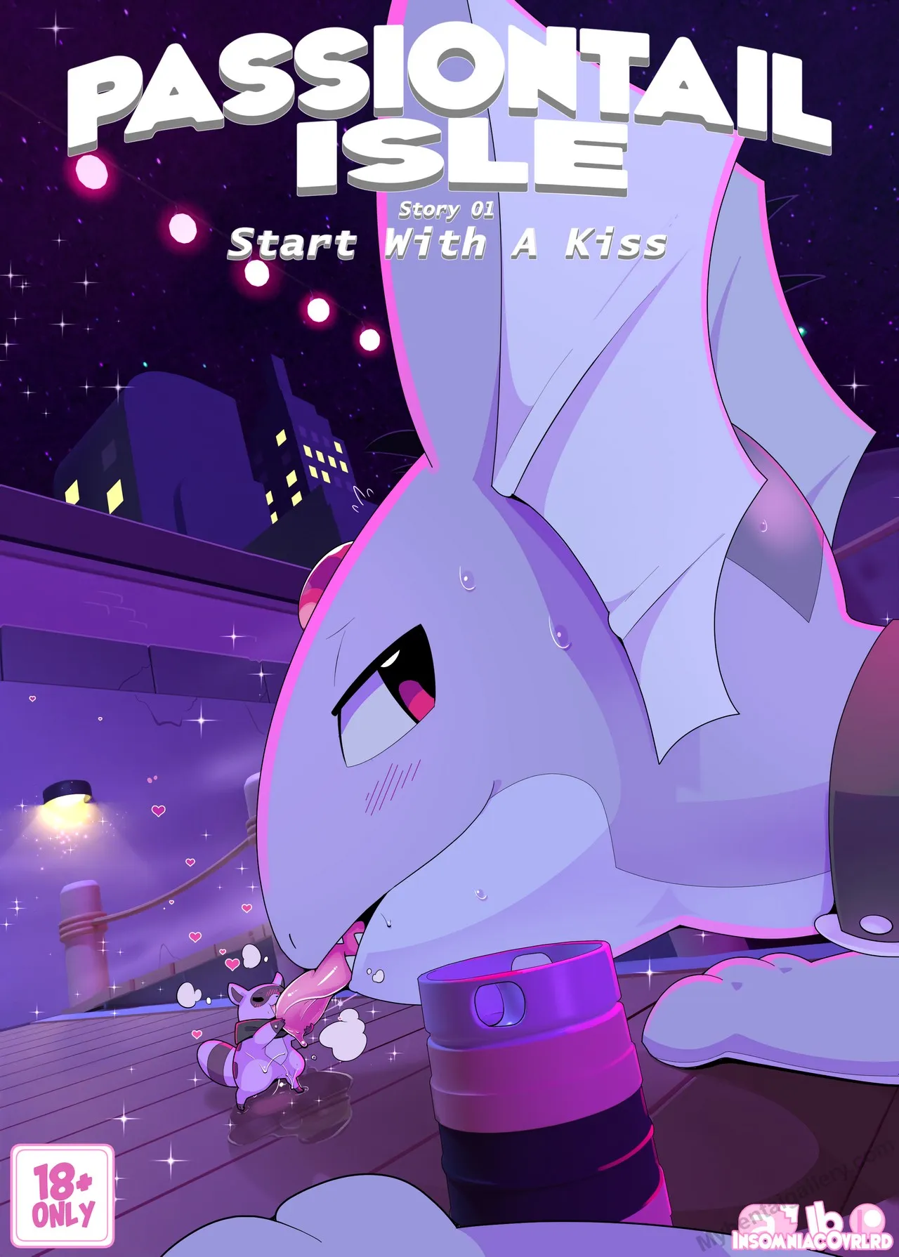 Passiontail Isle - Start With A Kiss porno comics