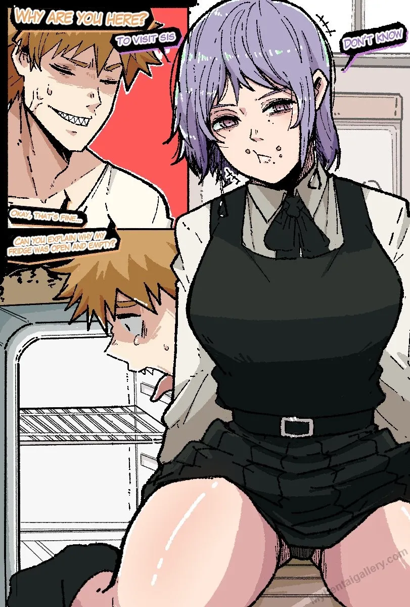 Fami x Denji porno comics Cover