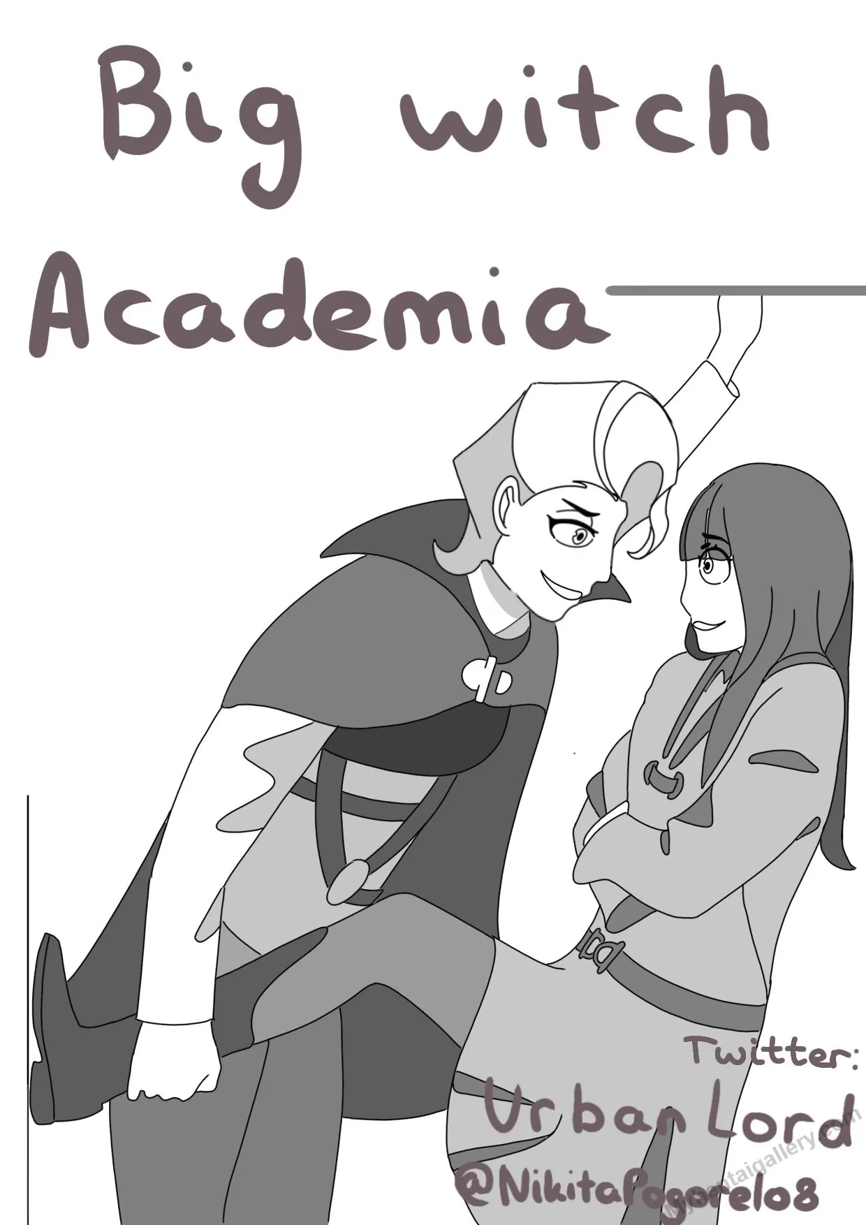 Bad Witch Academia porno comics Cover