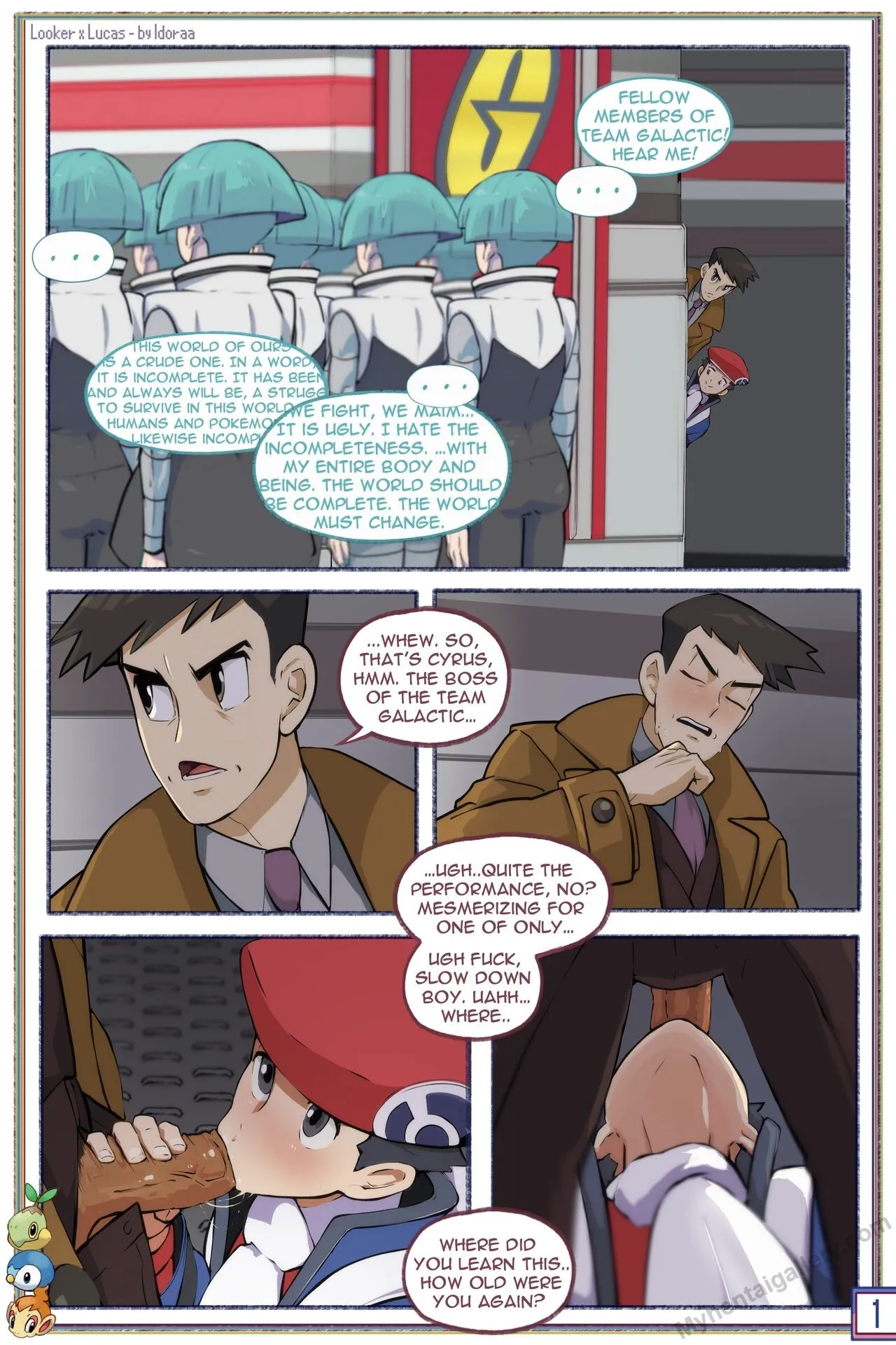 Looker x Lucas porno comics