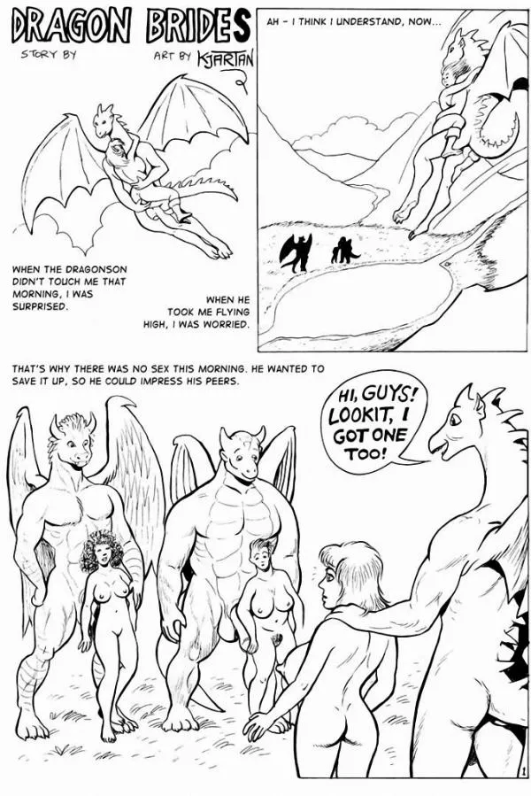 Dragon Brides porno comics Cover