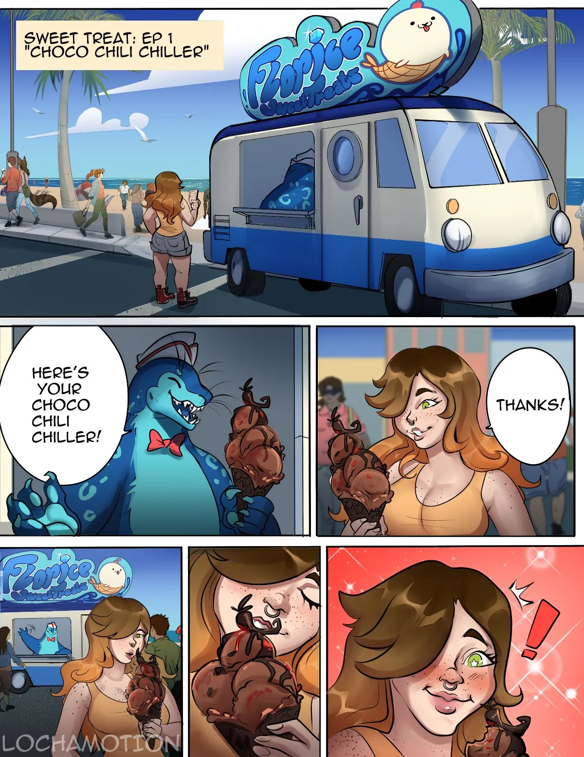 Sweet Treat 1 - Choco Chili Chiller porno comics Cover