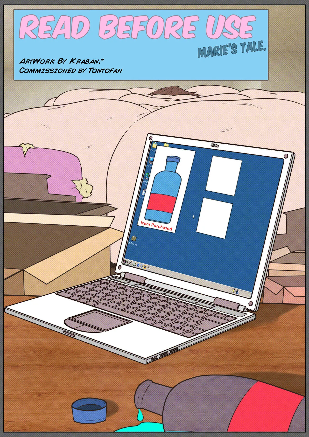 Marie's Tale 1 - Read Before Use porno comics Cover