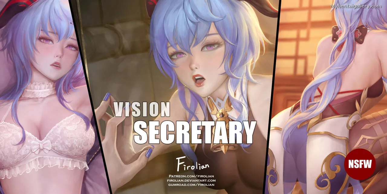 Vision - Secretary porno comics Cover