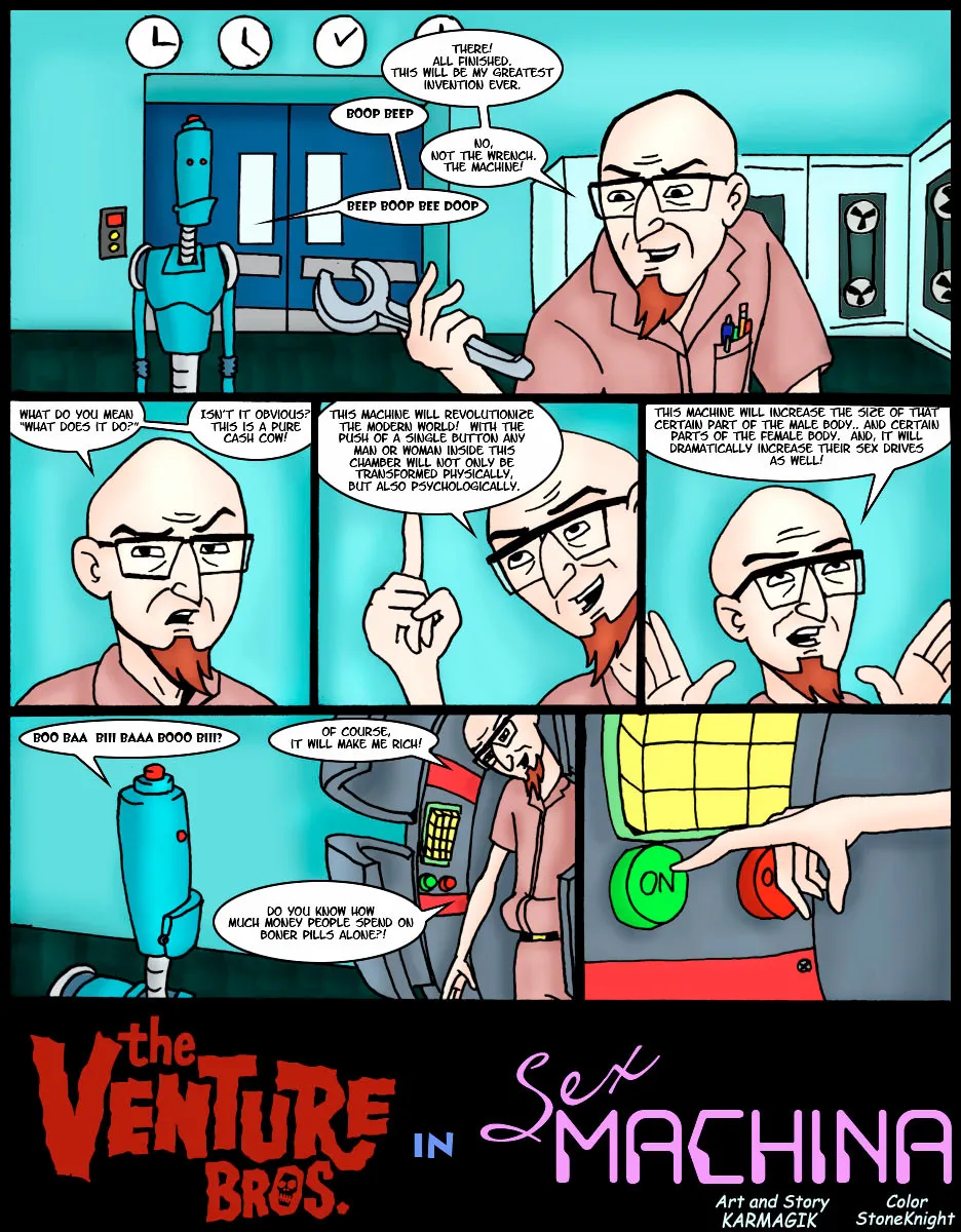 Sex Machina porno comics
