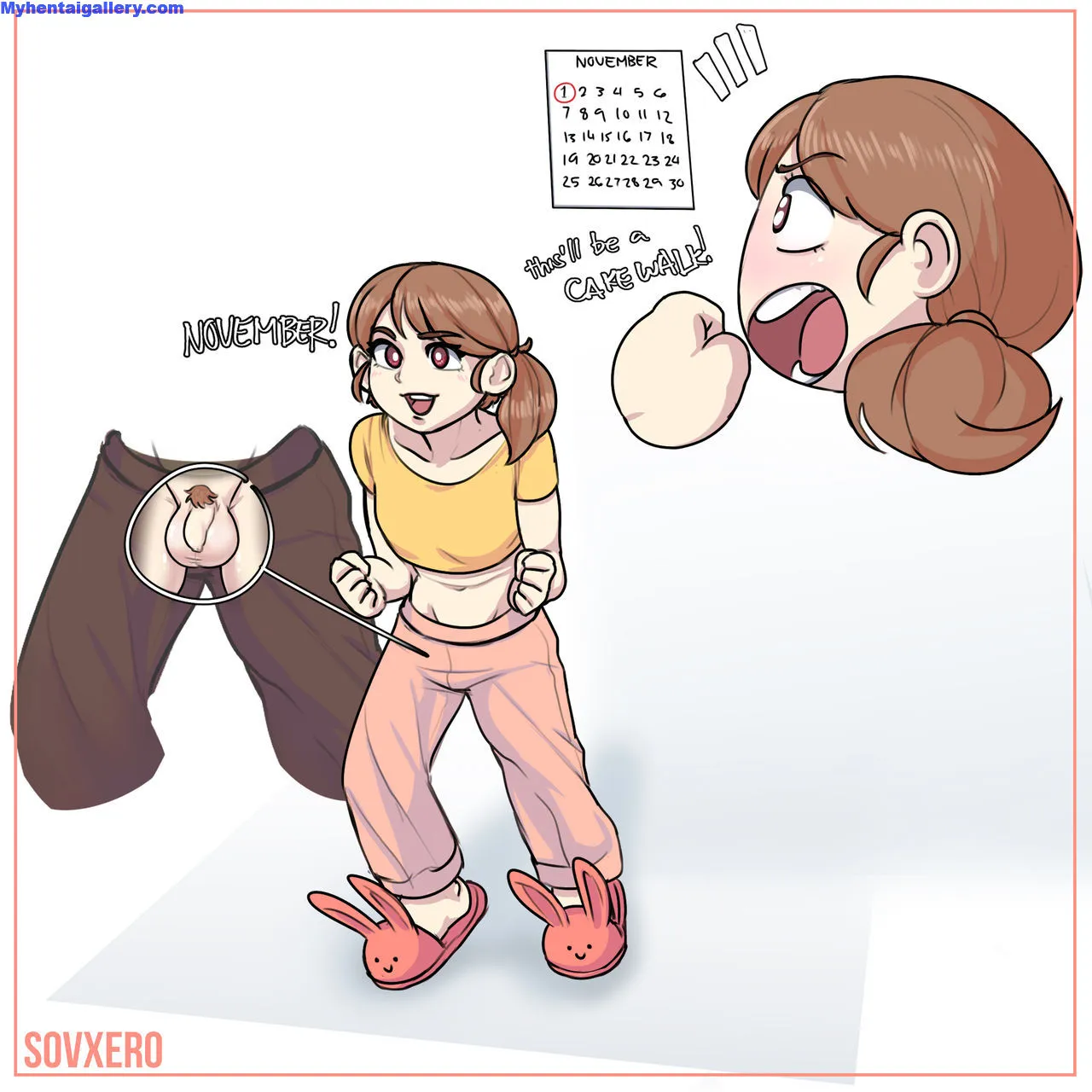 Amber's No Nut November porno comics