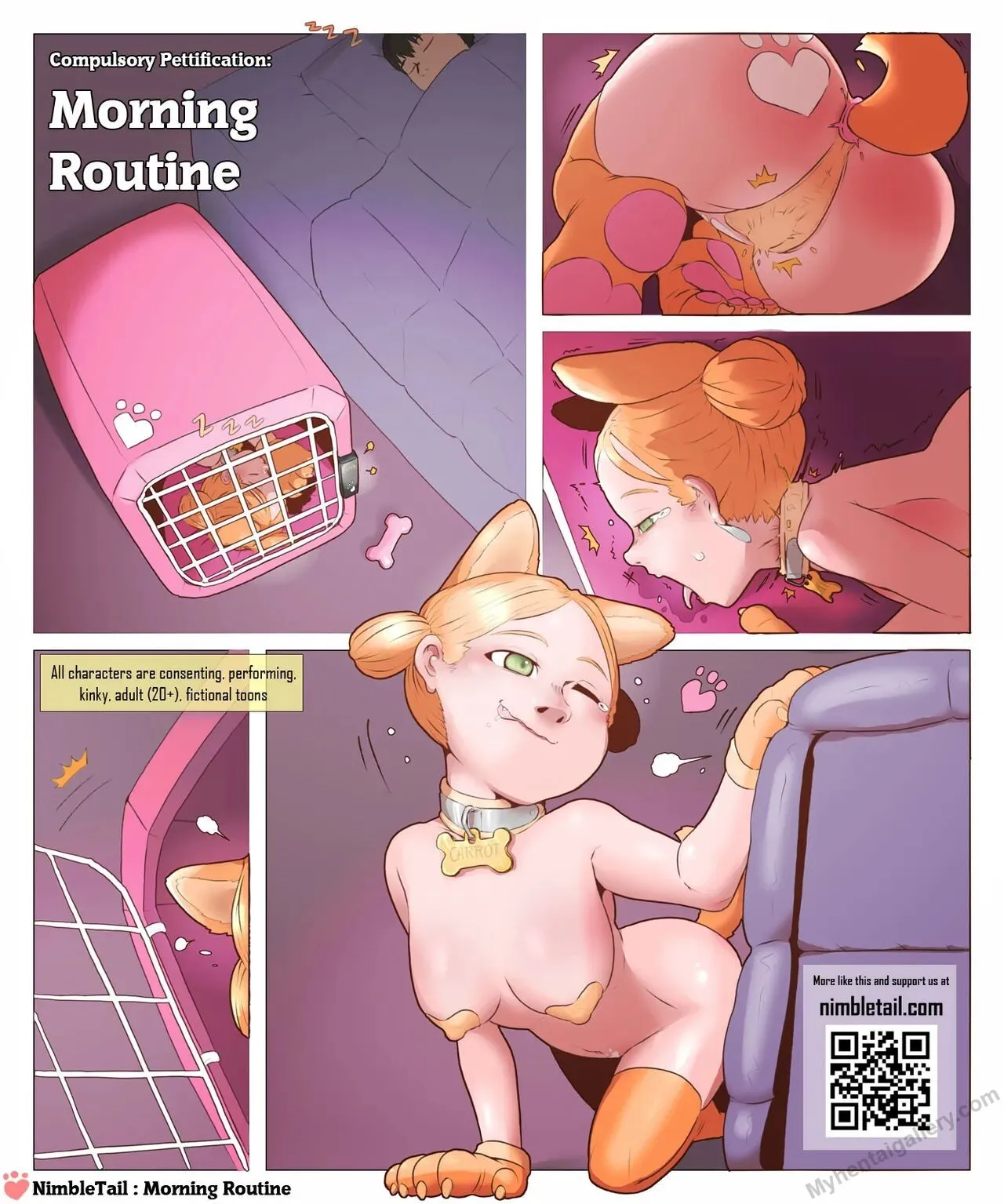 Morning Routine! porno comics Cover