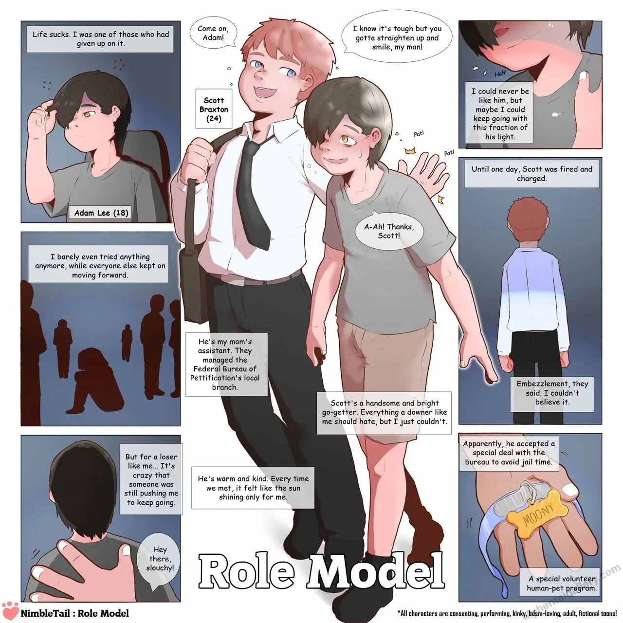 Role Model porno comics Cover