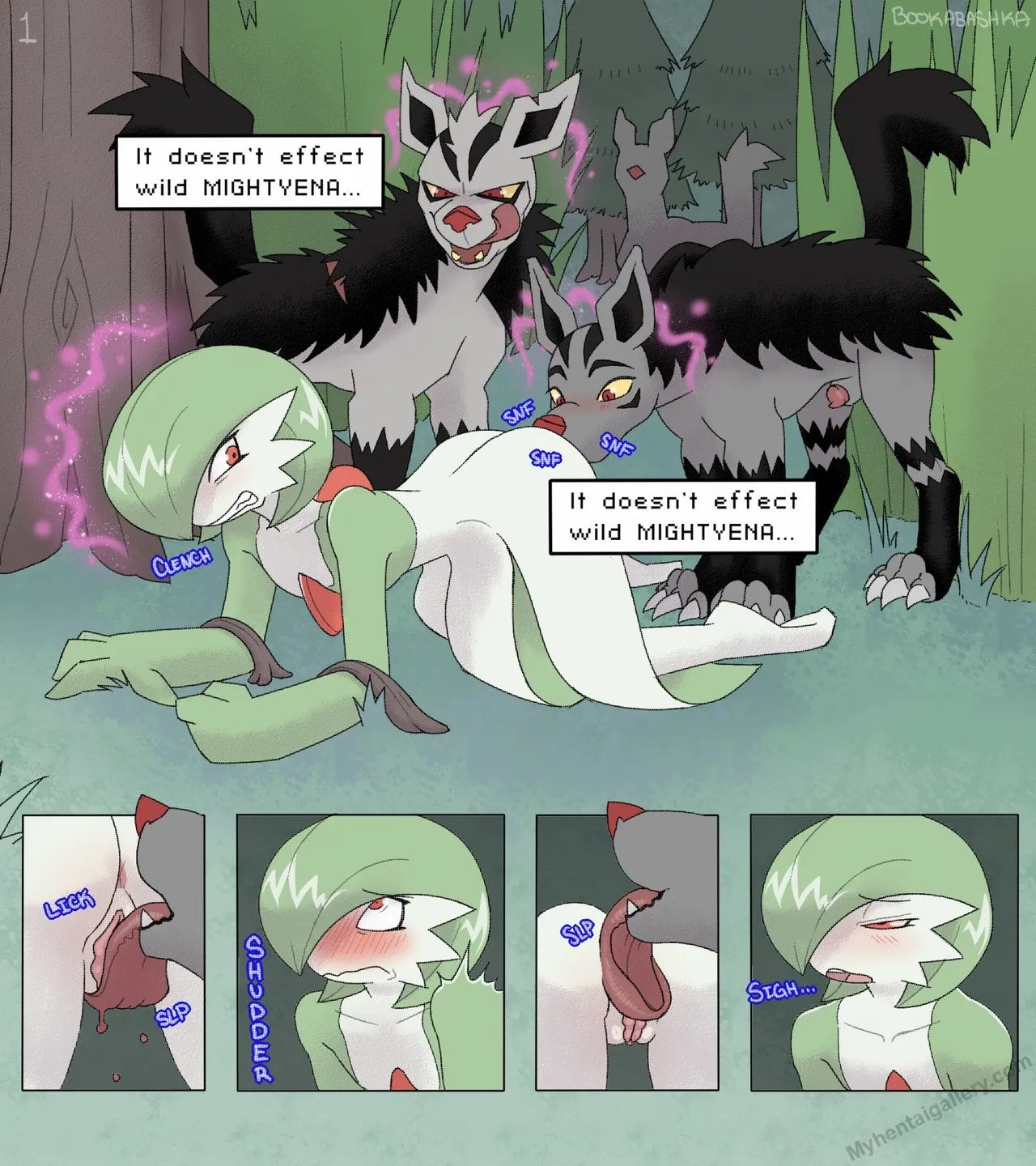 Gardevoir Gangbang porno comics Cover