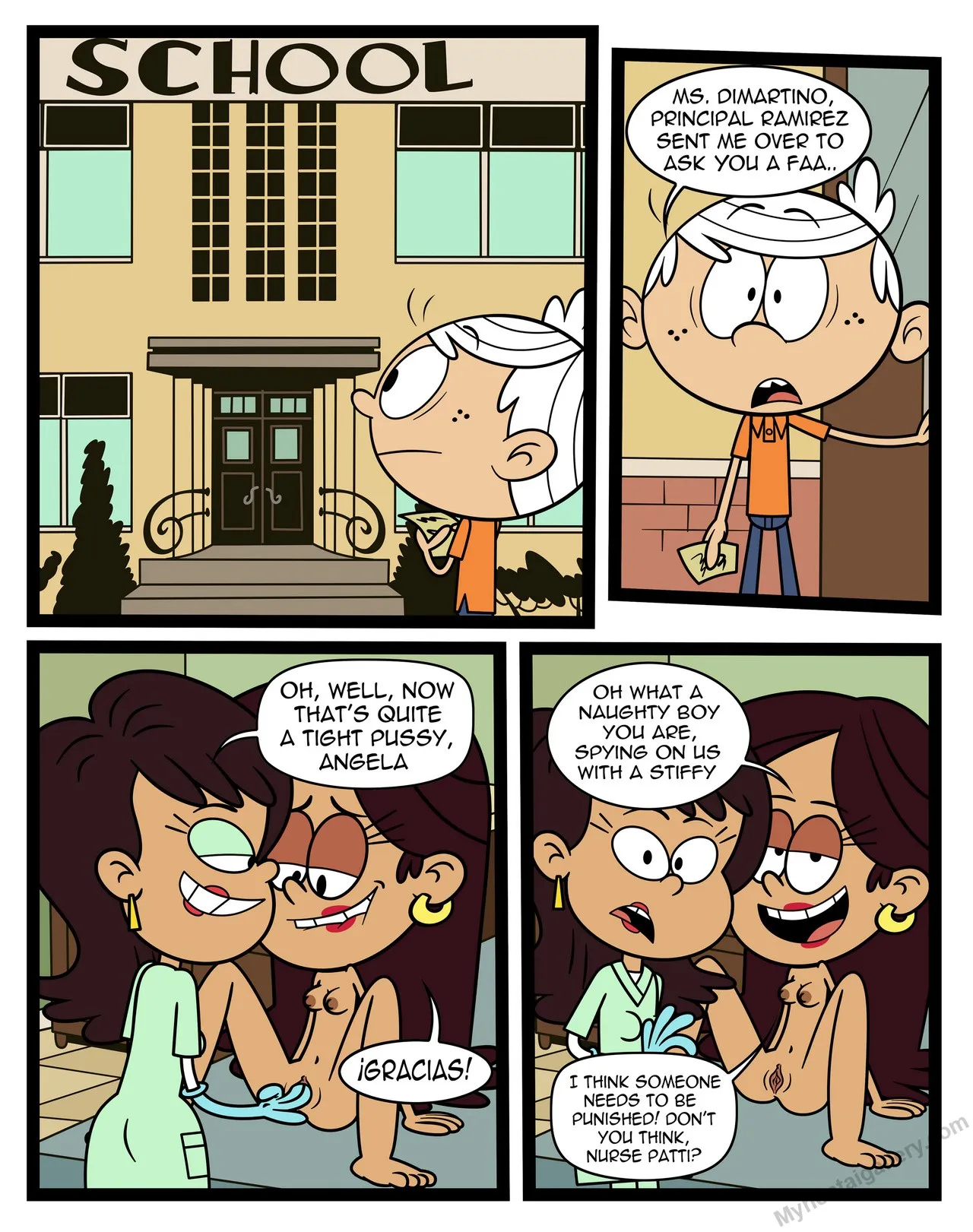 School Nursing porno comics