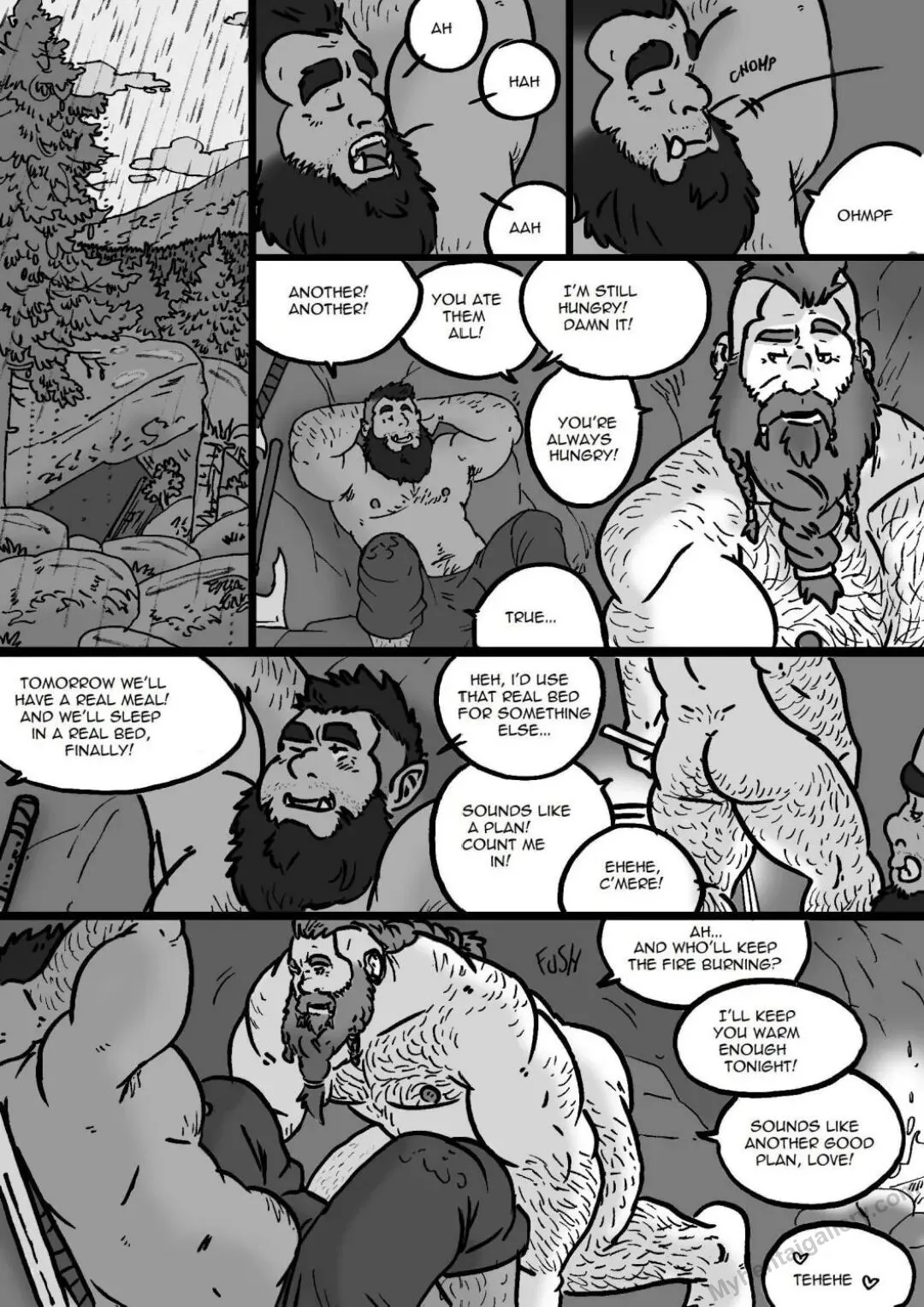 Brogan And Agnar porno comics Cover