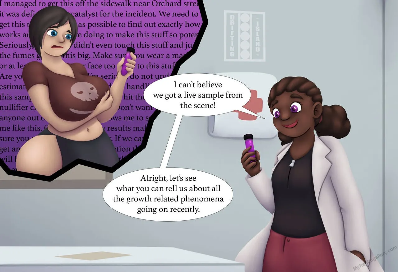 Lab Test porno comics Cover