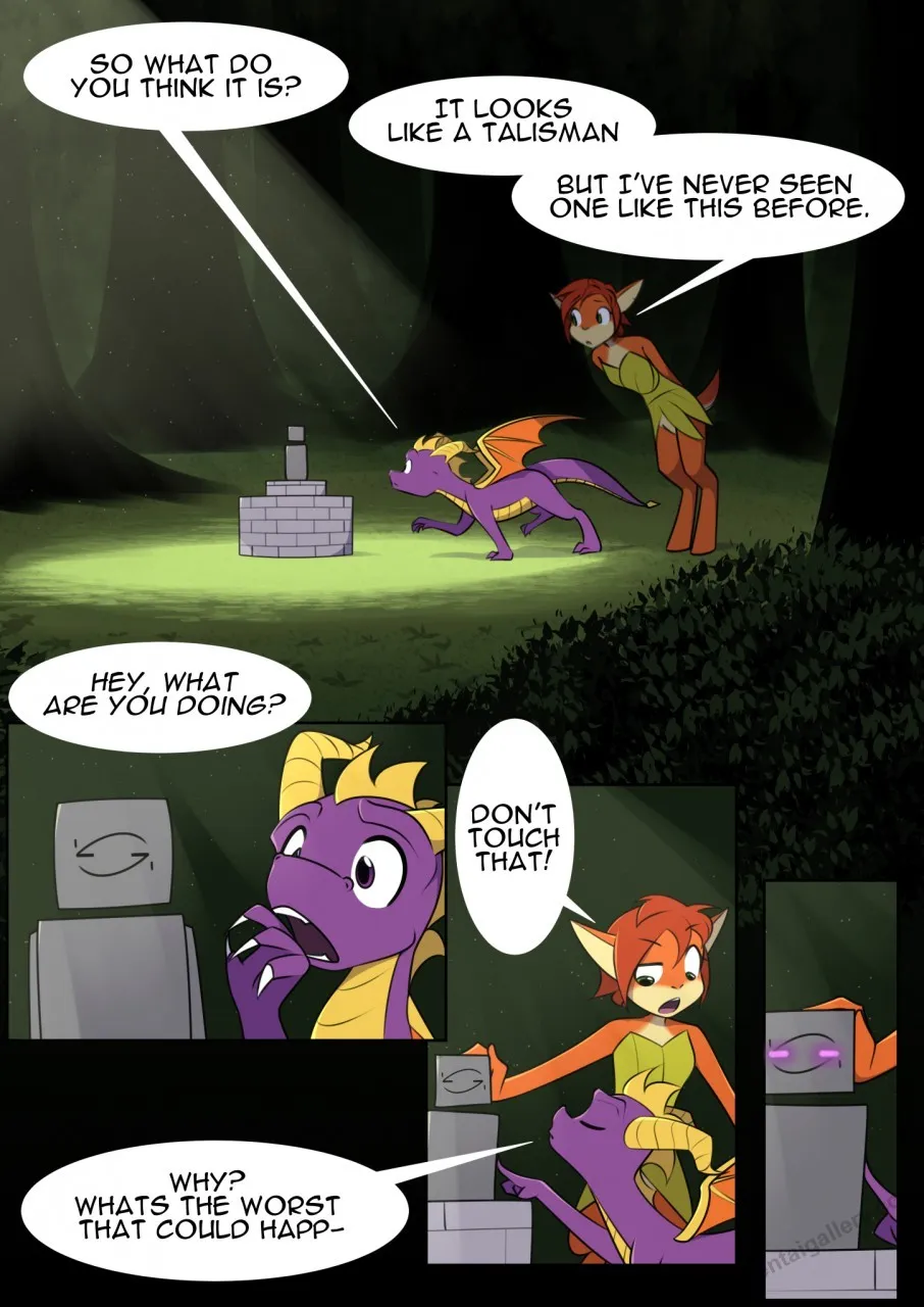 Elora x Spyro - Body Swap porno comics